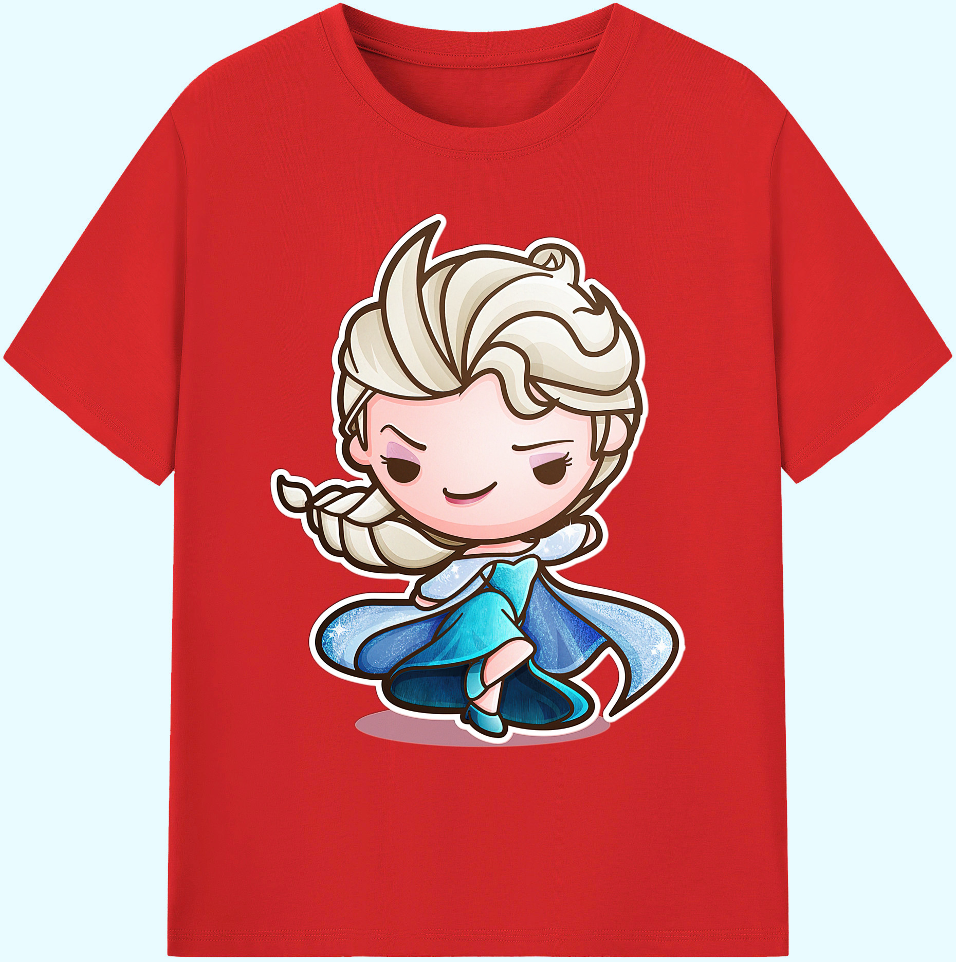（画像用） アナと雪の女王 アンナ エルサ Frozen Anna Elsa 綿100％ メンズ半袖Tシャツ｜肌触りやわらか＆通気性