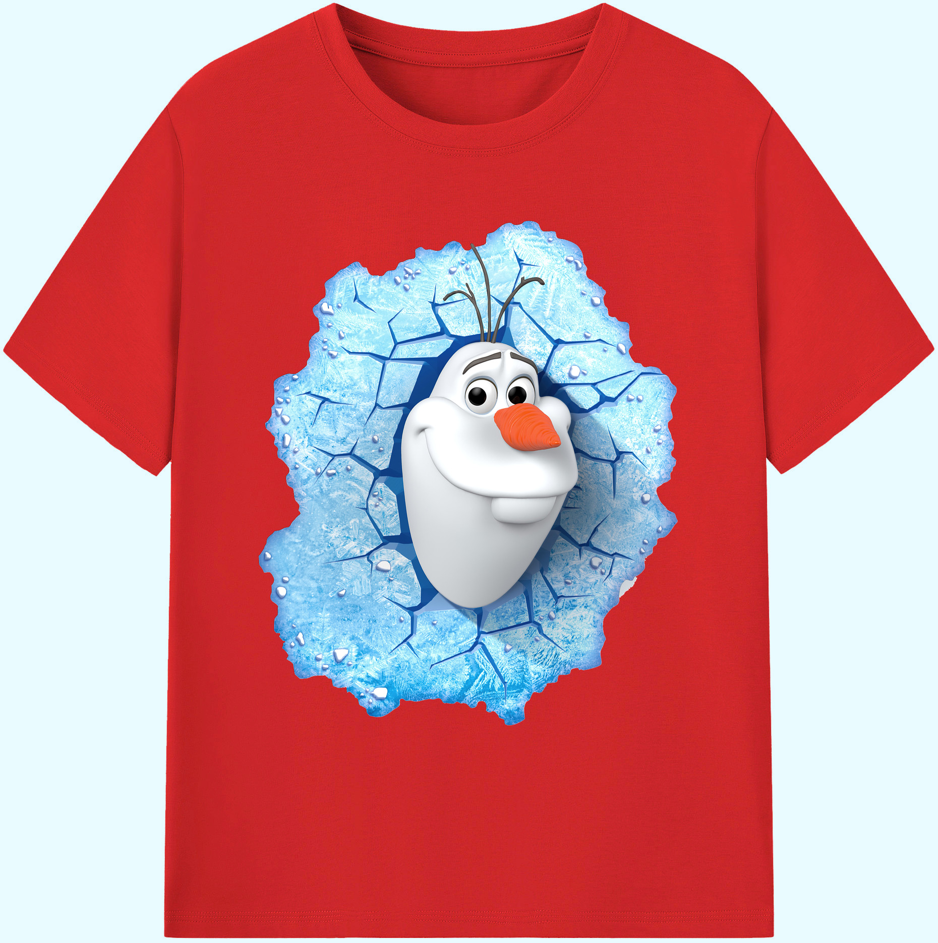 （画像用） アナと雪の女王 アンナ エルサ Frozen Anna Elsa 綿100％ メンズ半袖Tシャツ｜肌触りやわらか＆通気性