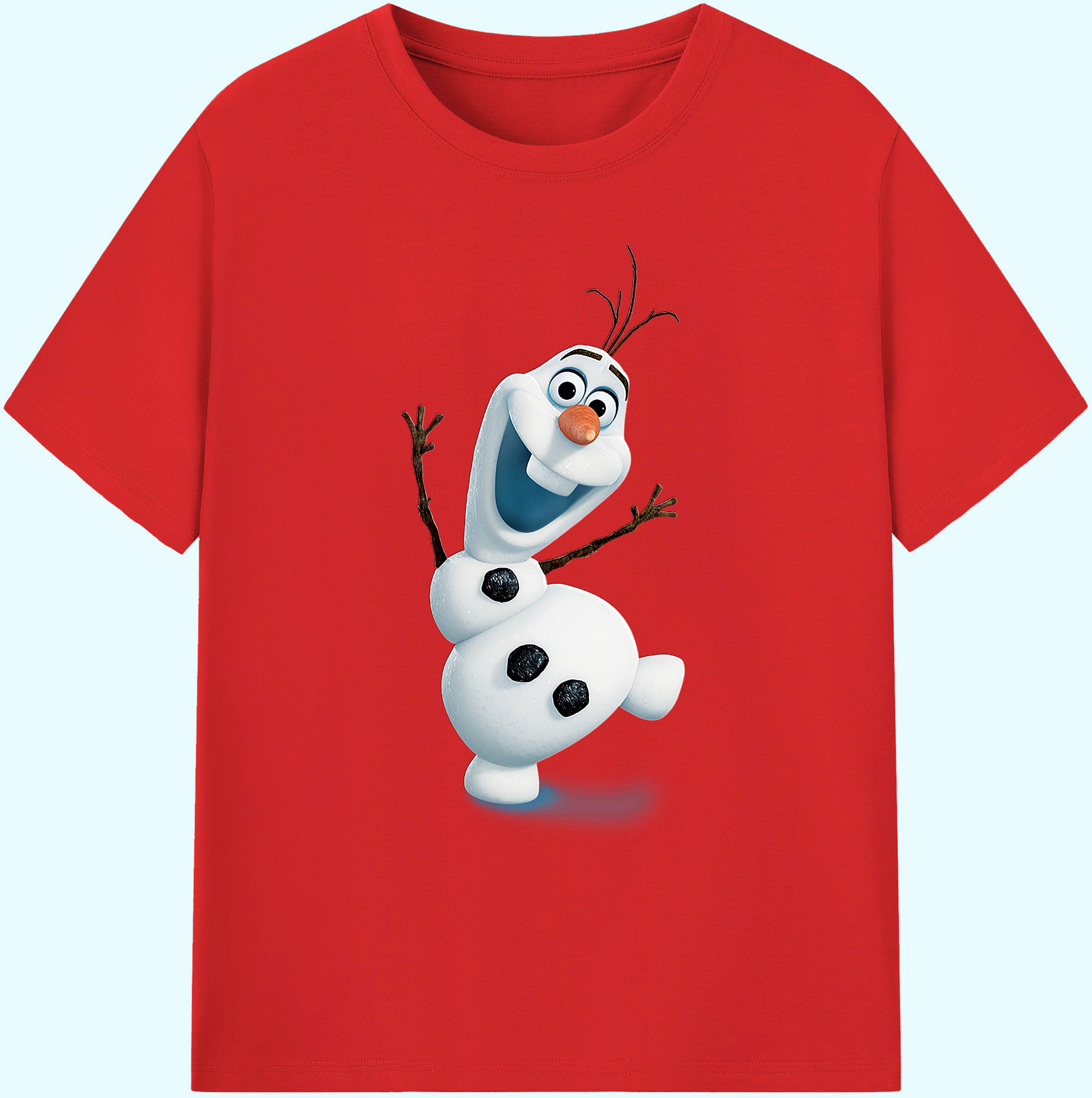 （画像用） アナと雪の女王 アンナ エルサ Frozen Anna Elsa 綿100％ メンズ半袖Tシャツ｜肌触りやわらか＆通気性