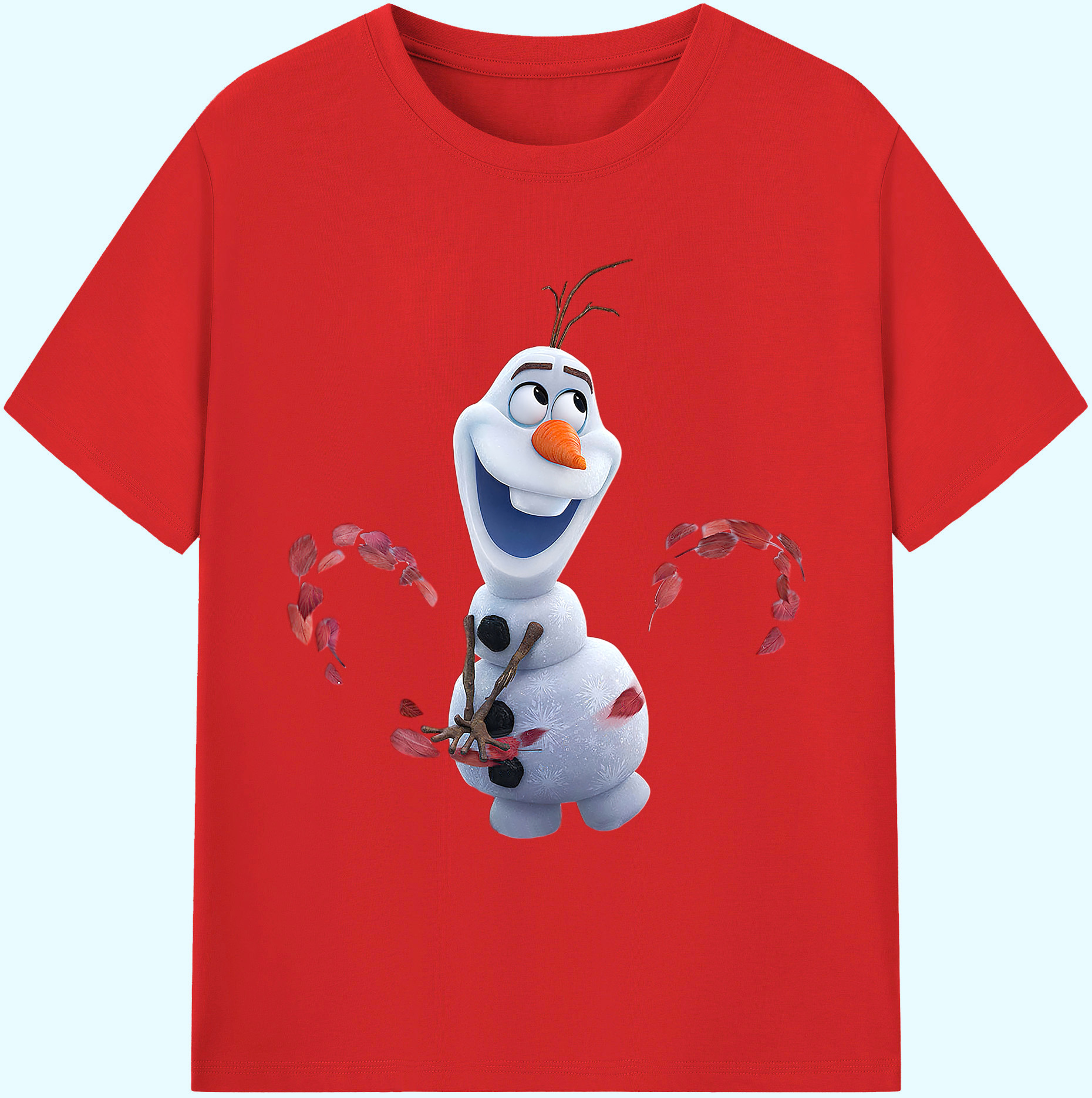 （画像用） アナと雪の女王 アンナ エルサ Frozen Anna Elsa 綿100％ メンズ半袖Tシャツ｜肌触りやわらか＆通気性
