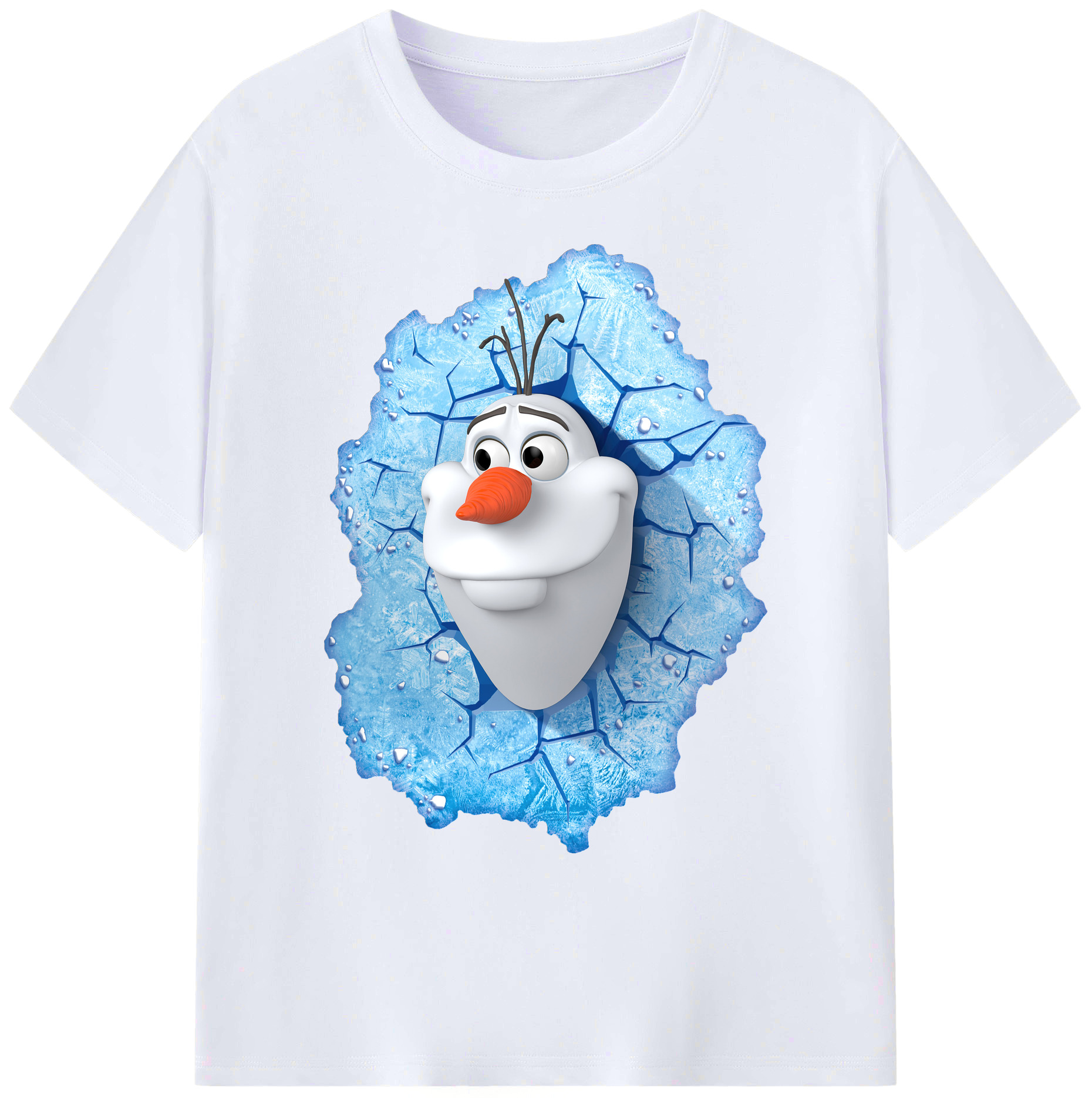 （画像用） アナと雪の女王 アンナ エルサ Frozen Anna Elsa 綿100％ メンズ半袖Tシャツ｜肌触りやわらか＆通気性