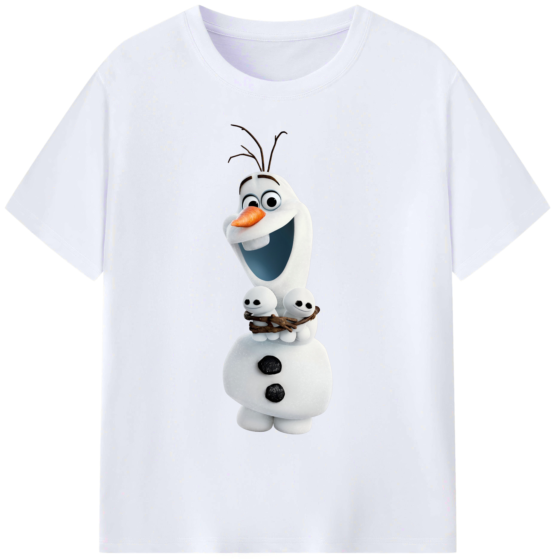（画像用） アナと雪の女王 アンナ エルサ Frozen Anna Elsa 綿100％ メンズ半袖Tシャツ｜肌触りやわらか＆通気性