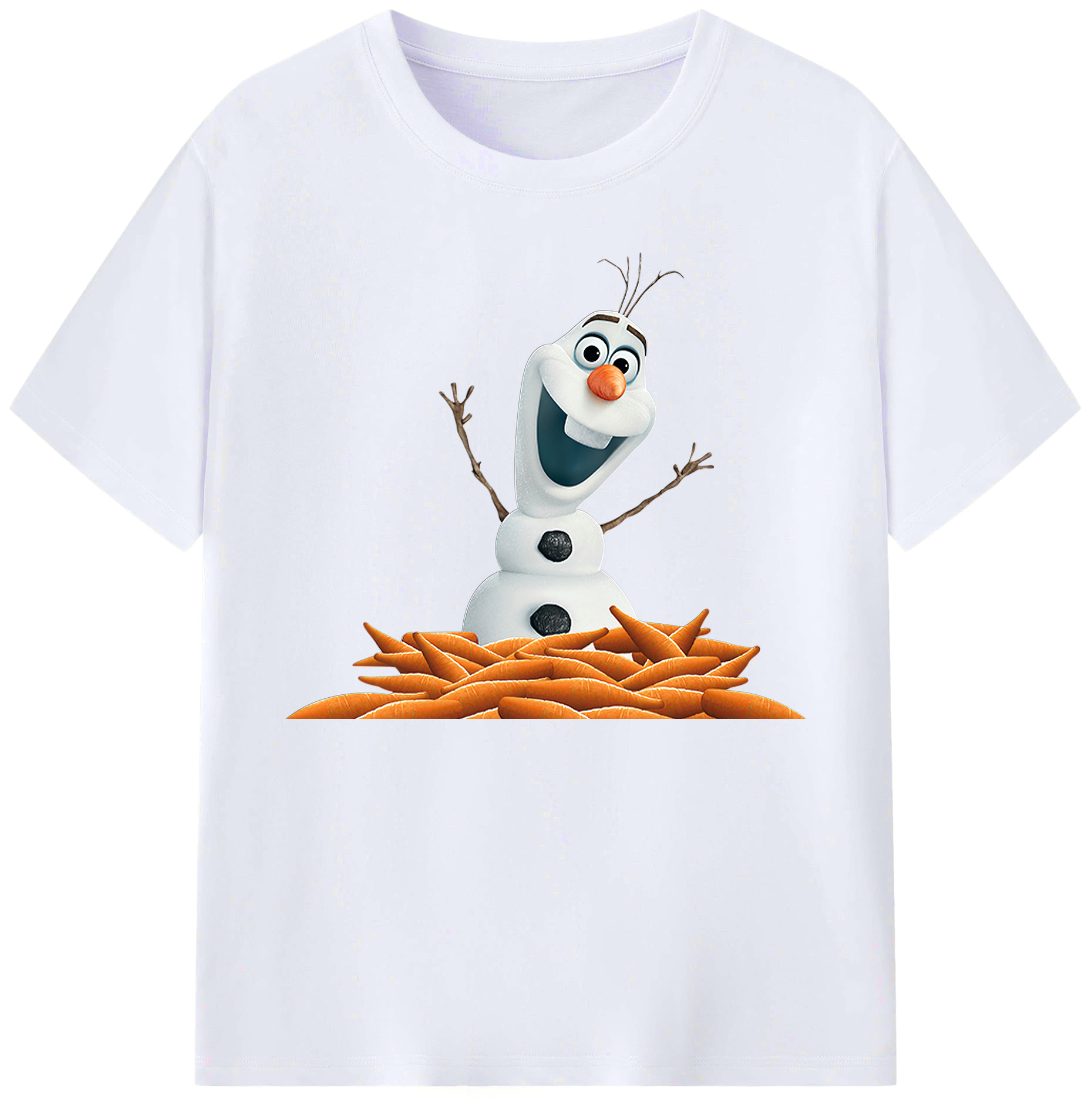 （画像用） アナと雪の女王 アンナ エルサ Frozen Anna Elsa 綿100％ メンズ半袖Tシャツ｜肌触りやわらか＆通気性