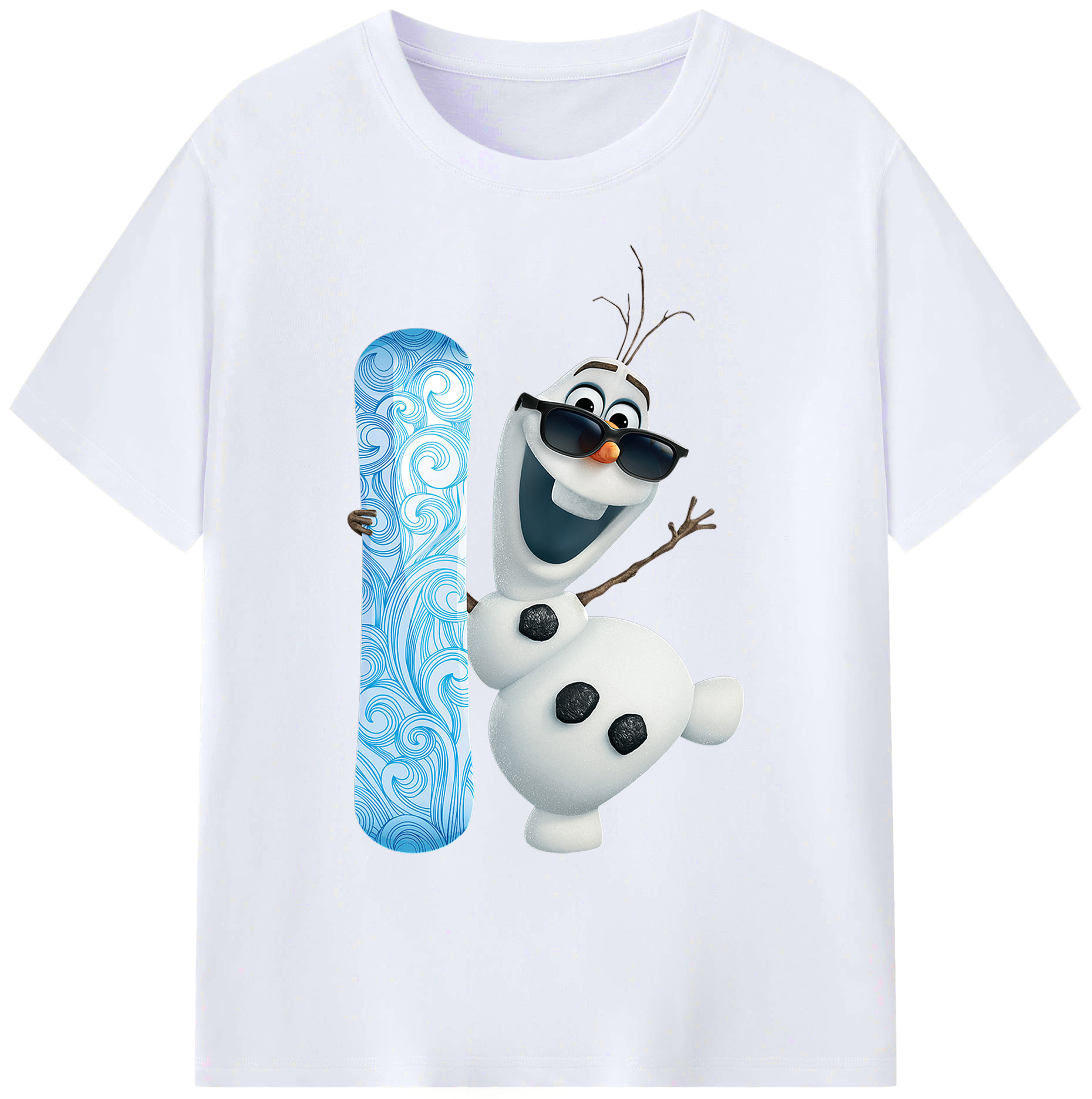 （画像用） アナと雪の女王 アンナ エルサ Frozen Anna Elsa 綿100％ メンズ半袖Tシャツ｜肌触りやわらか＆通気性
