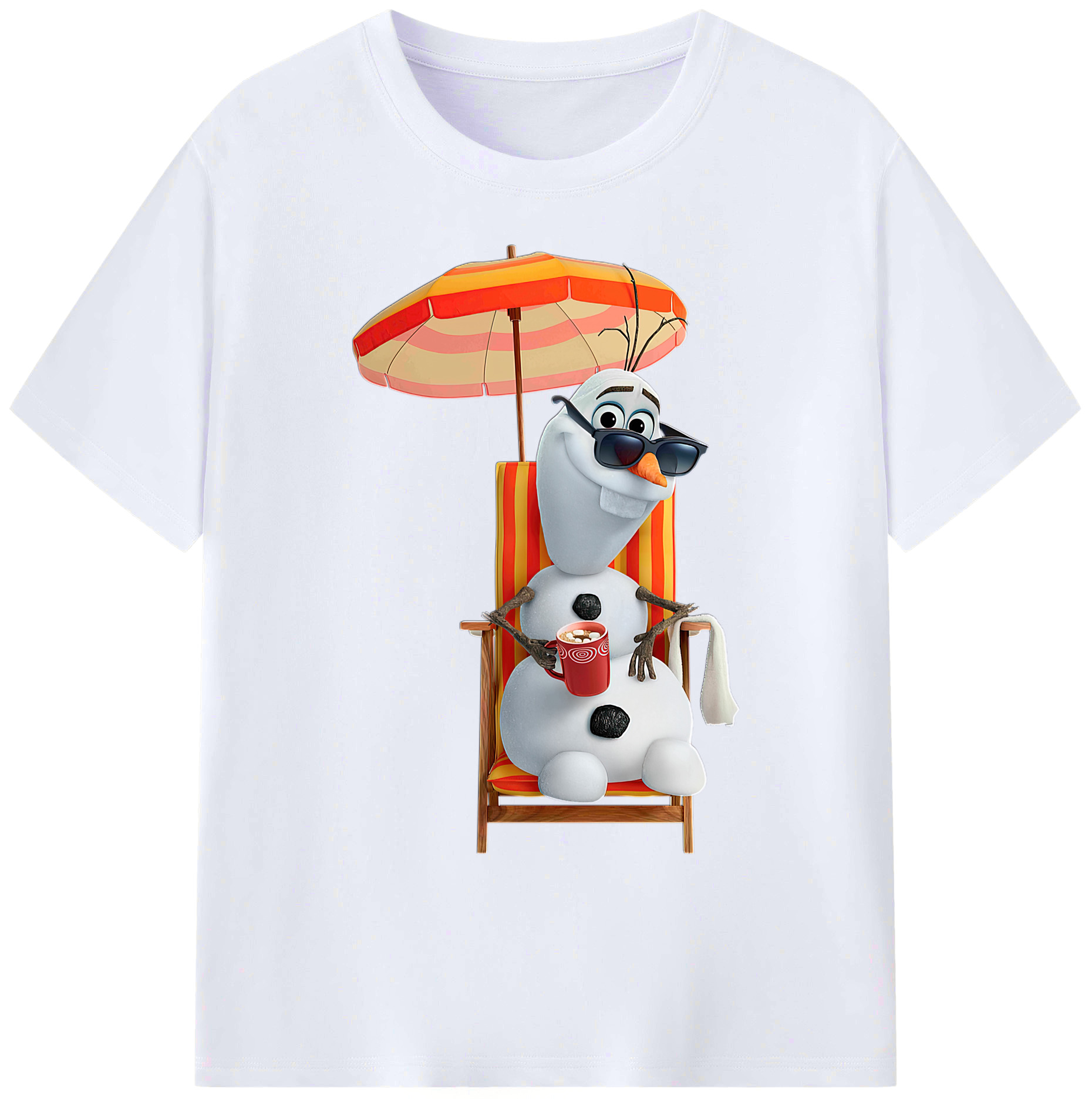 （画像用） アナと雪の女王 アンナ エルサ Frozen Anna Elsa 綿100％ メンズ半袖Tシャツ｜肌触りやわらか＆通気性