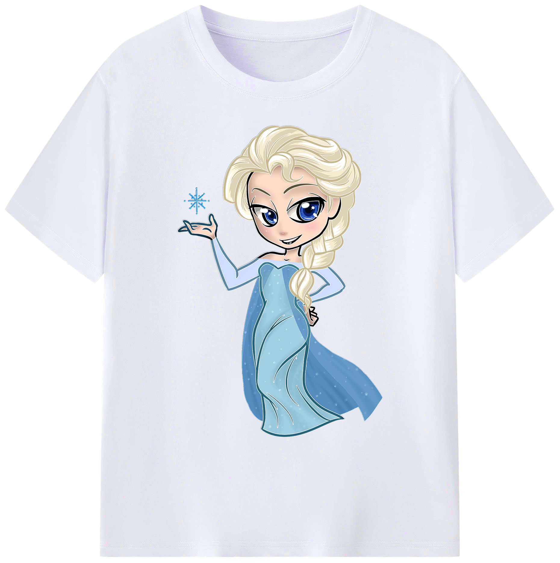 （画像用） アナと雪の女王 アンナ エルサ Frozen Anna Elsa 綿100％ メンズ半袖Tシャツ｜肌触りやわらか＆通気性