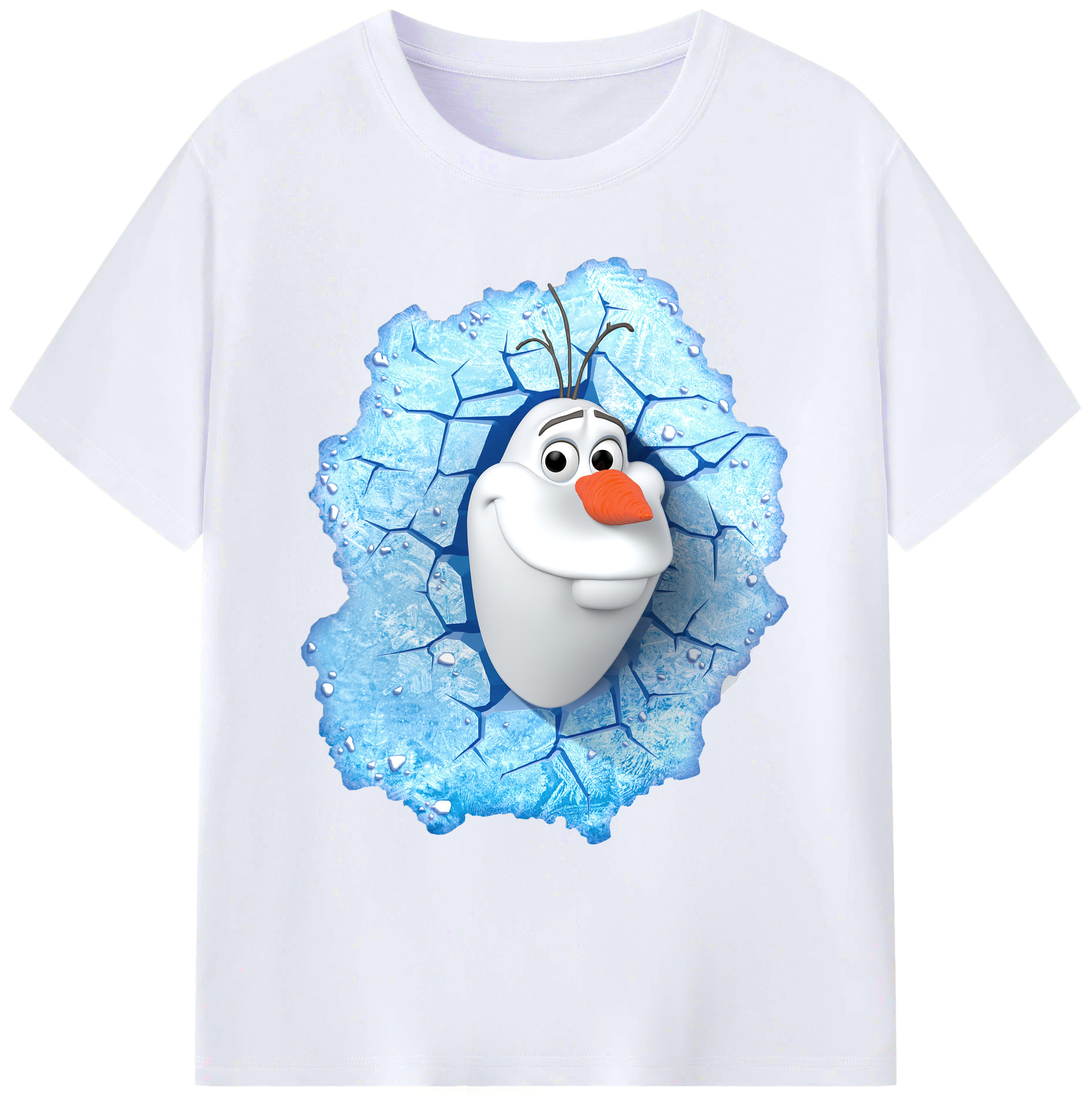 （画像用） アナと雪の女王 アンナ エルサ Frozen Anna Elsa 綿100％ メンズ半袖Tシャツ｜肌触りやわらか＆通気性