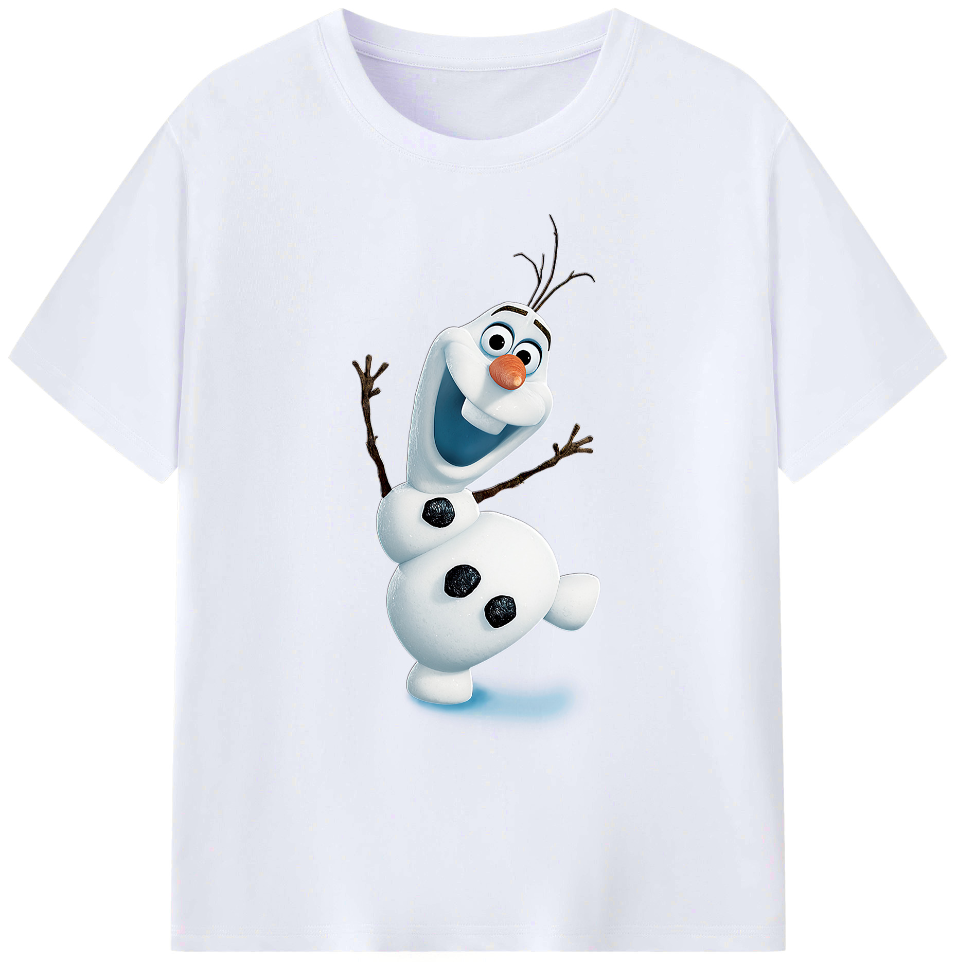 （画像用） アナと雪の女王 アンナ エルサ Frozen Anna Elsa 綿100％ メンズ半袖Tシャツ｜肌触りやわらか＆通気性