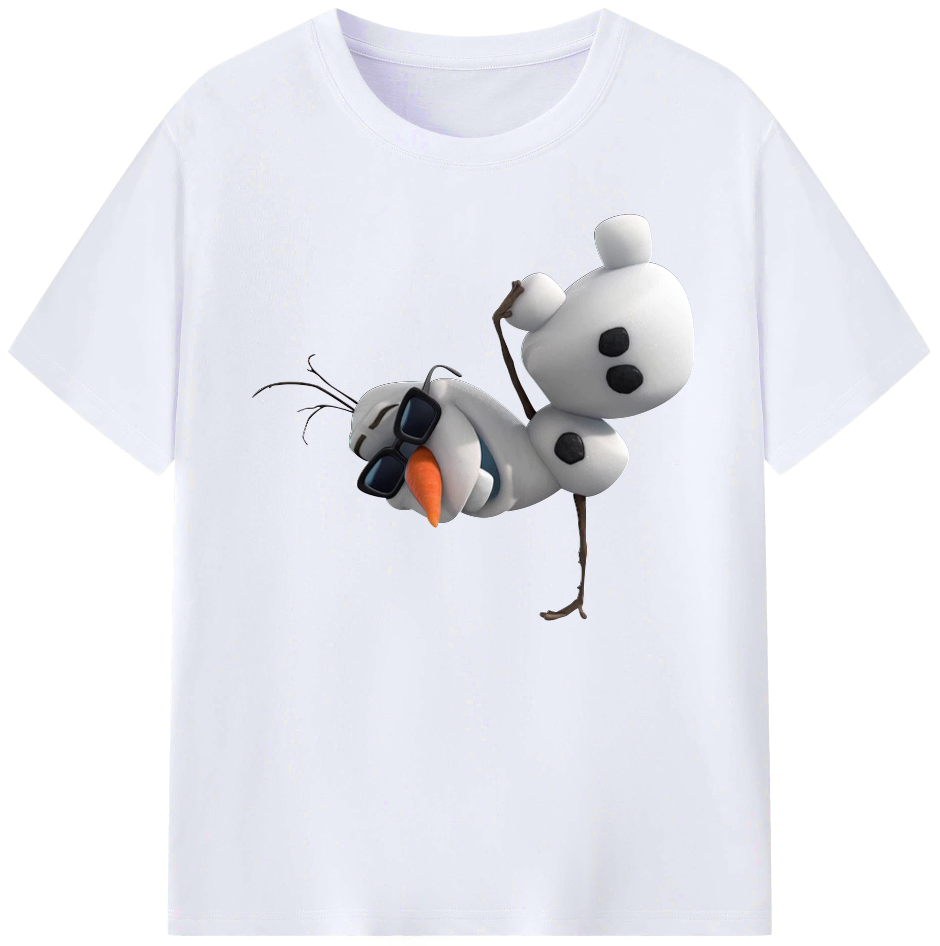 （画像用） アナと雪の女王 アンナ エルサ Frozen Anna Elsa 綿100％ メンズ半袖Tシャツ｜肌触りやわらか＆通気性