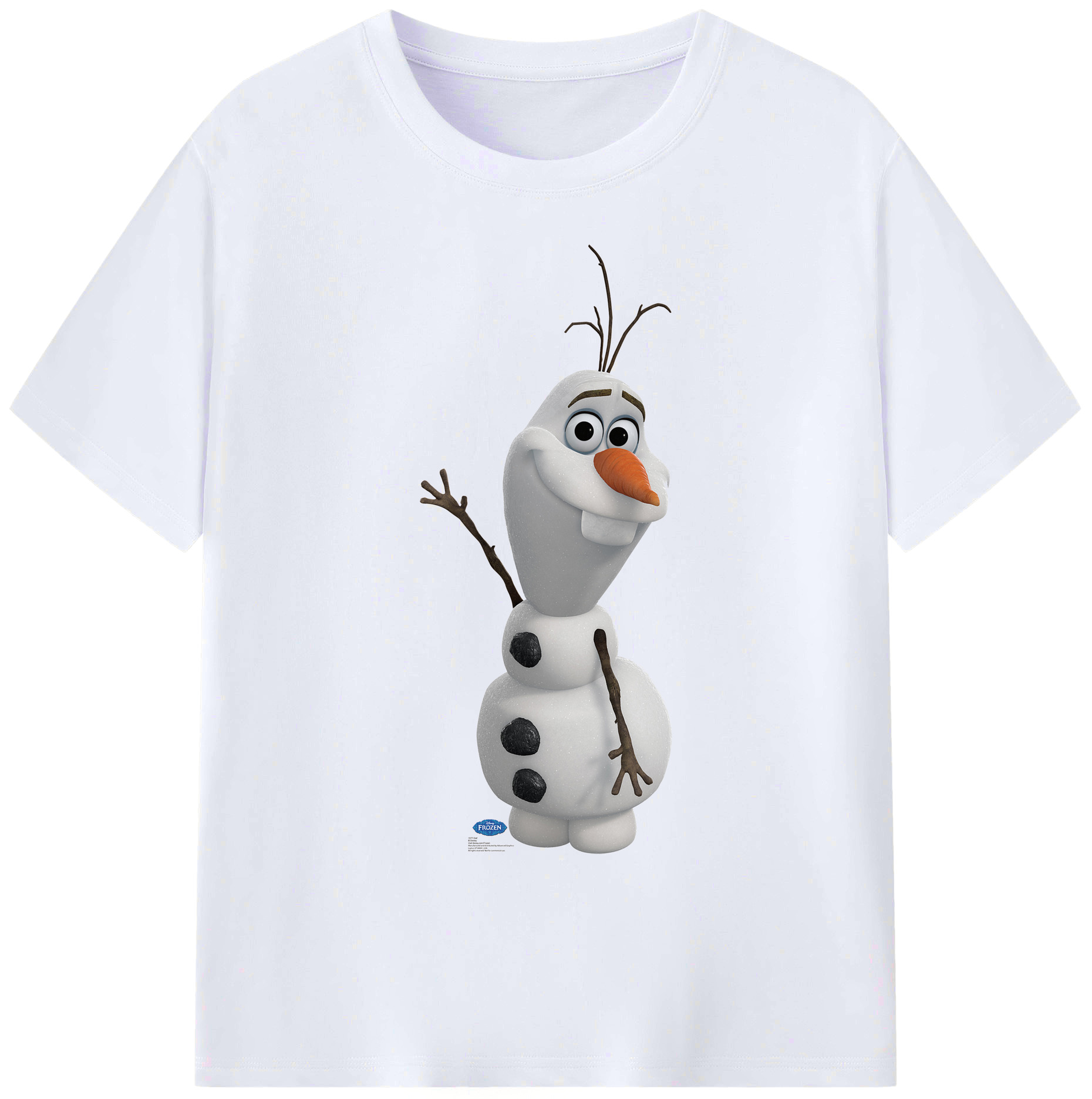 （画像用） アナと雪の女王 アンナ エルサ Frozen Anna Elsa 綿100％ メンズ半袖Tシャツ｜肌触りやわらか＆通気性