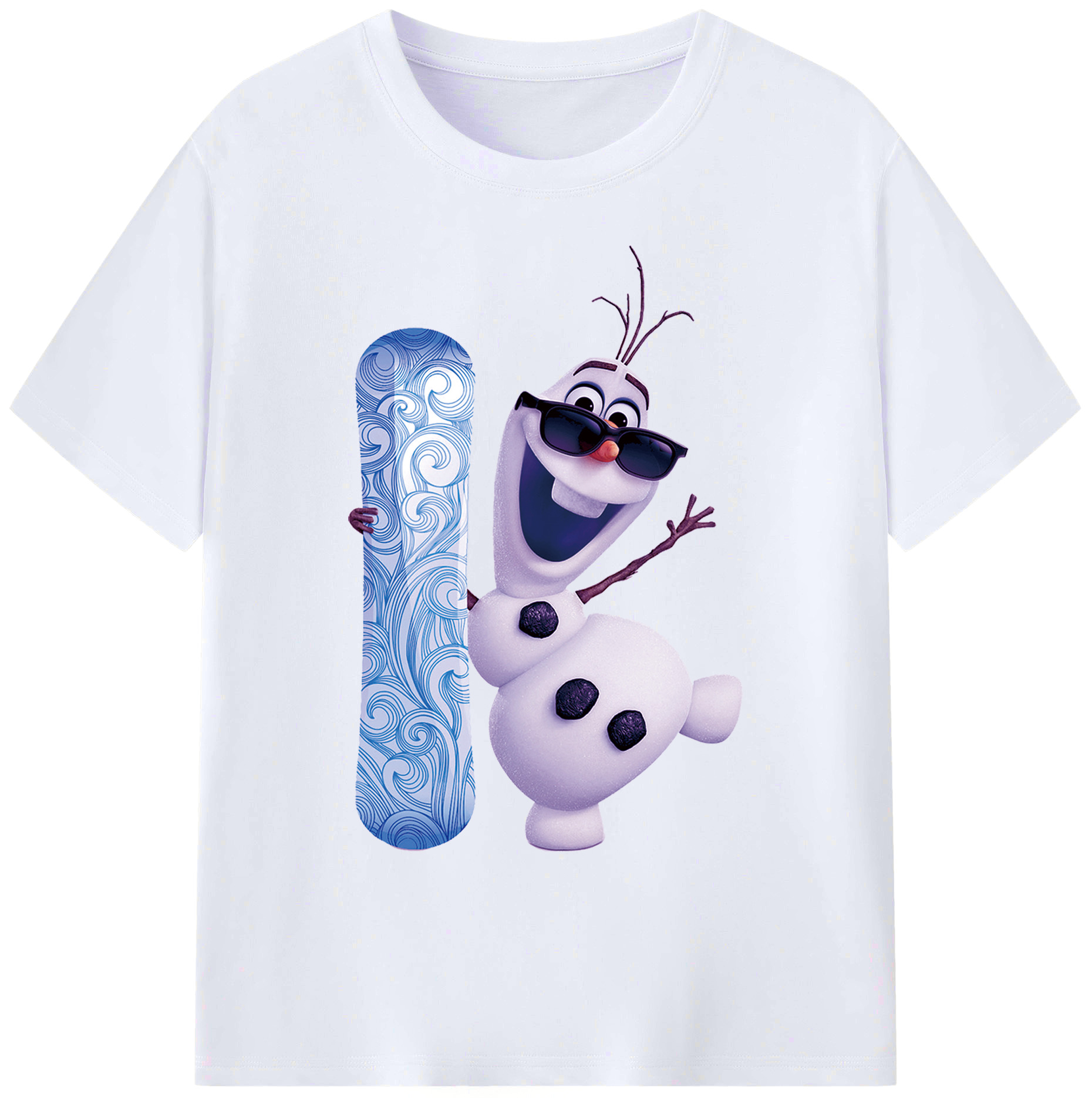 （画像用） アナと雪の女王 アンナ エルサ Frozen Anna Elsa 綿100％ メンズ半袖Tシャツ｜肌触りやわらか＆通気性