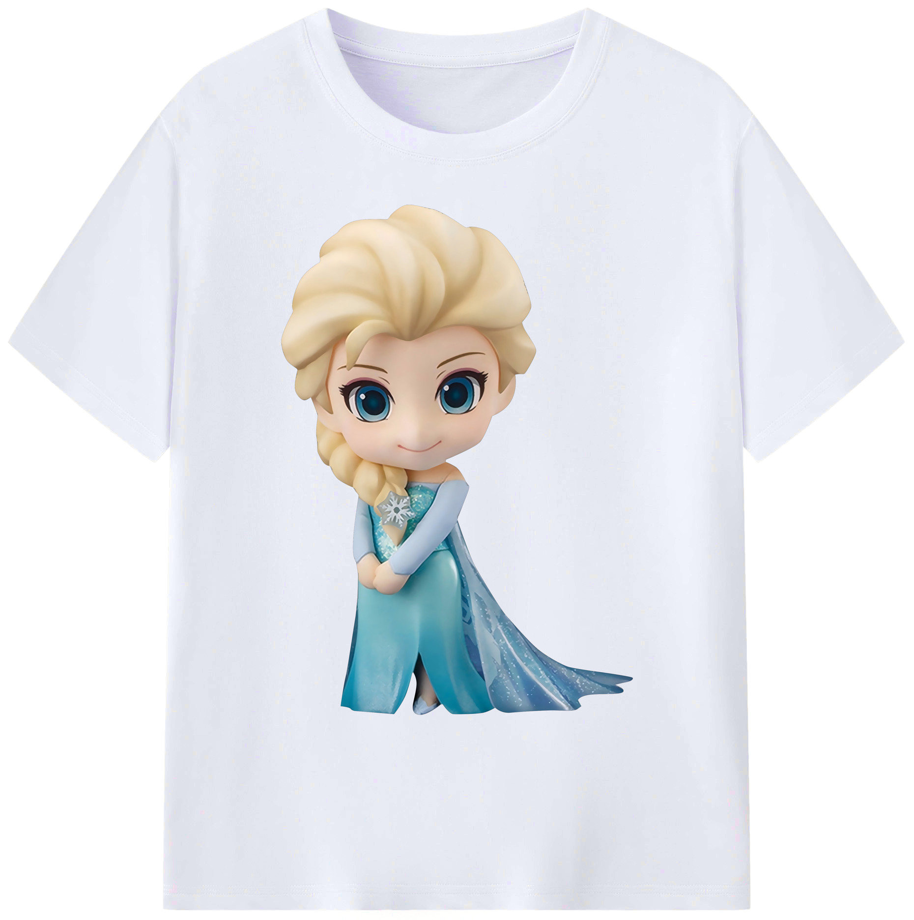 （画像用） アナと雪の女王 アンナ エルサ Frozen Anna Elsa 綿100％ メンズ半袖Tシャツ｜肌触りやわらか＆通気性