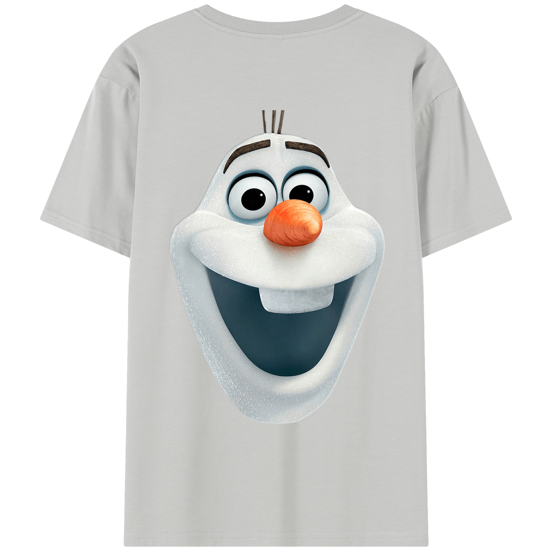 （画像用） アナと雪の女王 アンナ エルサ Frozen Anna Elsa レディース半袖Tシャツ(バックプリント)