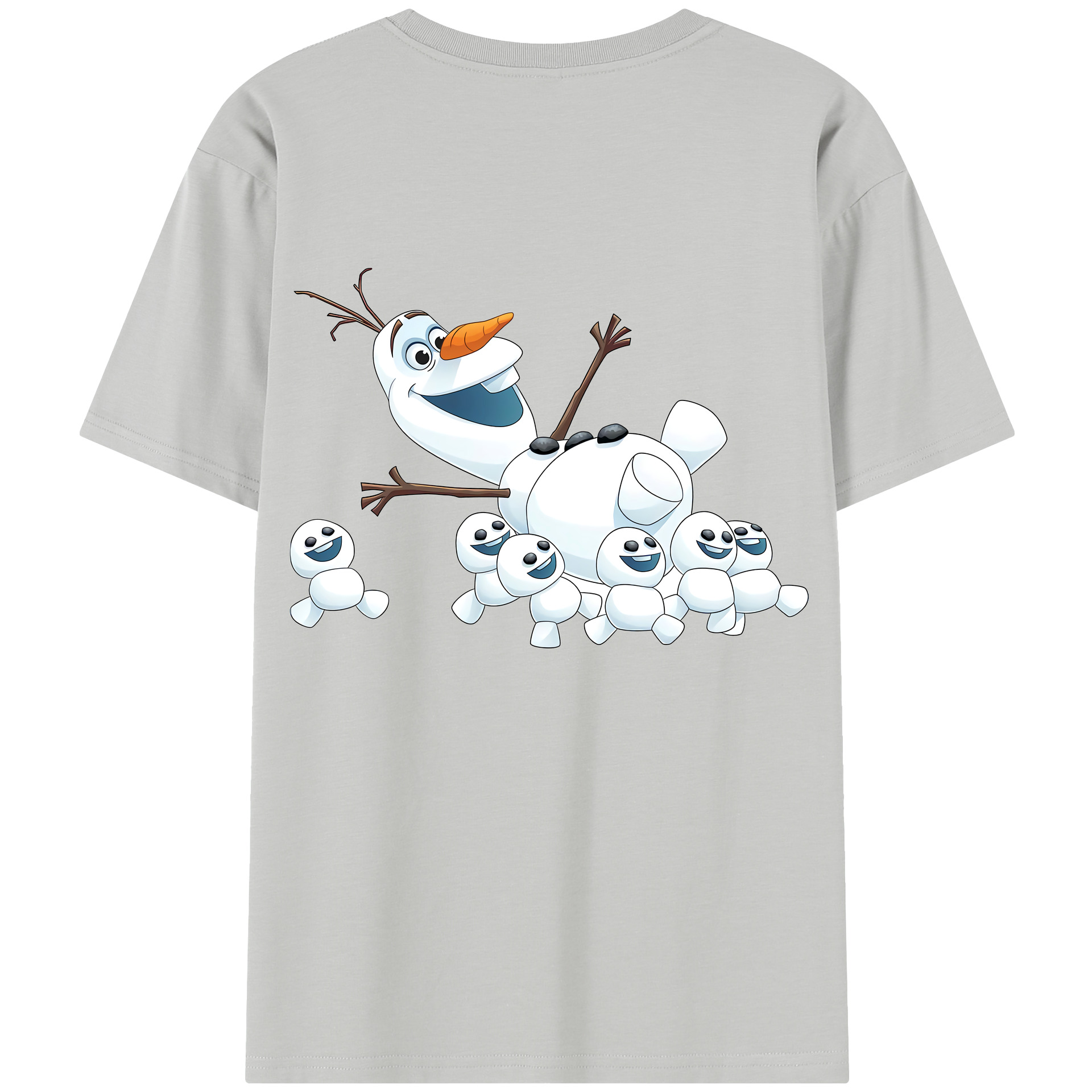 （画像用） アナと雪の女王 アンナ エルサ Frozen Anna Elsa レディース半袖Tシャツ(バックプリント)