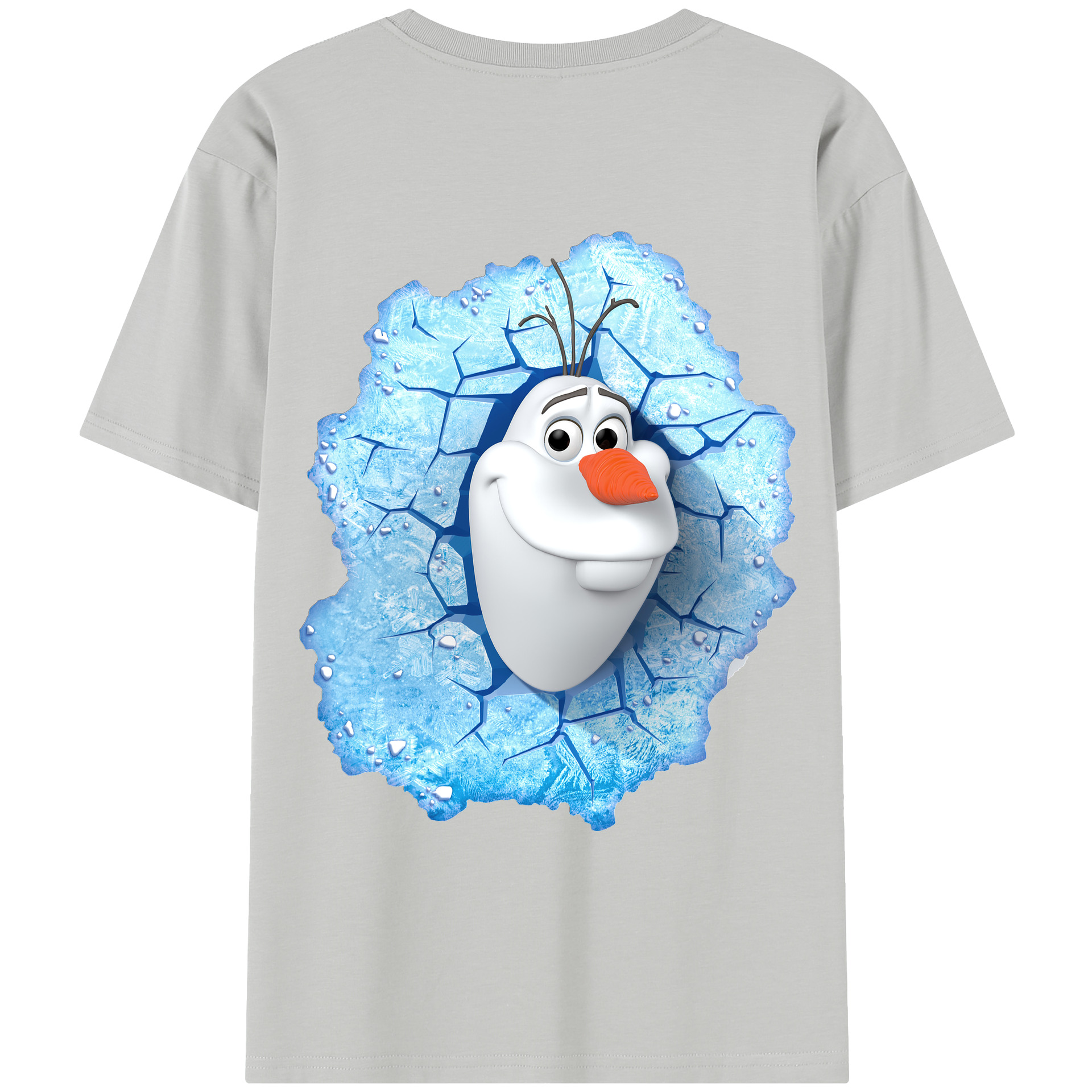 （画像用） アナと雪の女王 アンナ エルサ Frozen Anna Elsa レディース半袖Tシャツ(バックプリント)