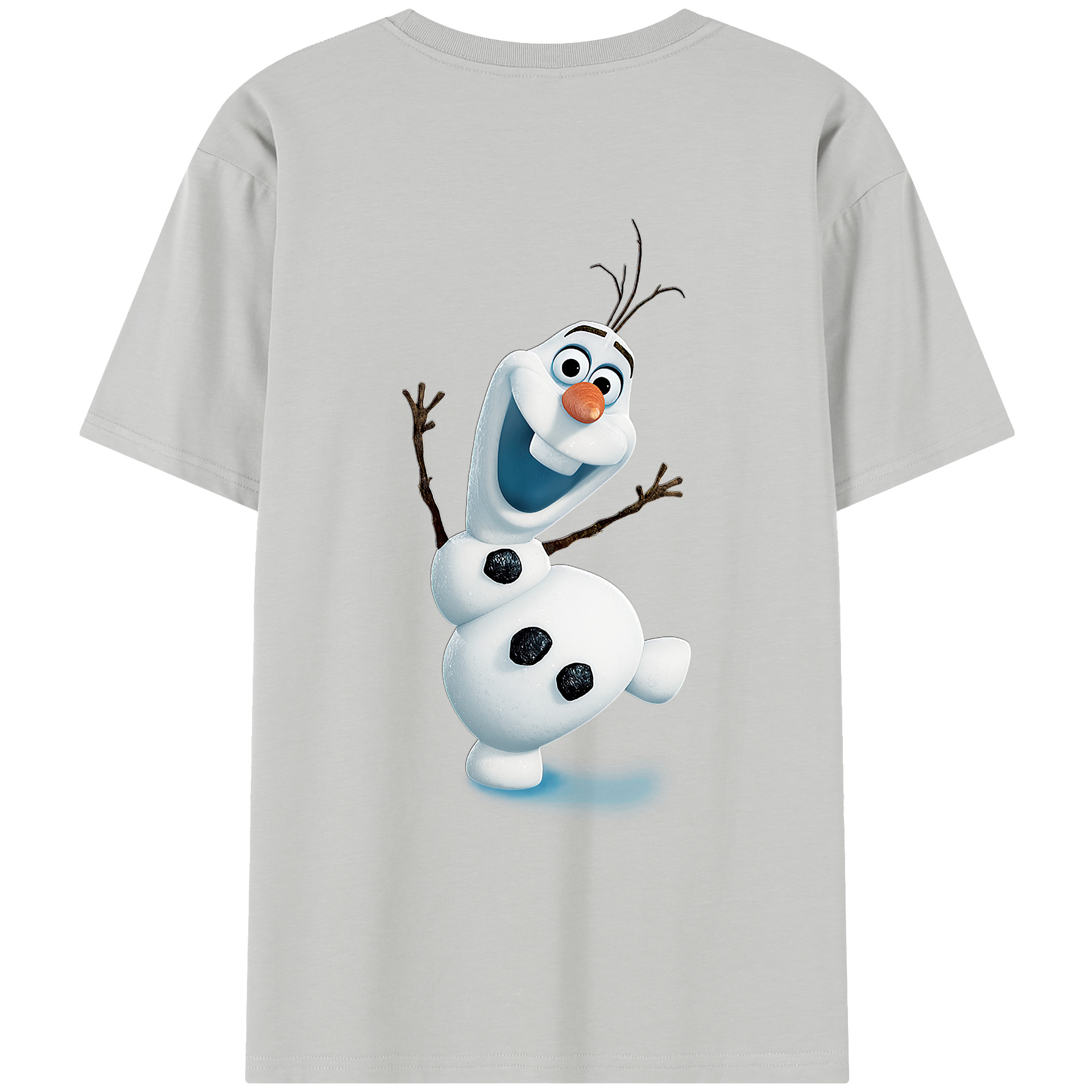 （画像用） アナと雪の女王 アンナ エルサ Frozen Anna Elsa レディース半袖Tシャツ(バックプリント)