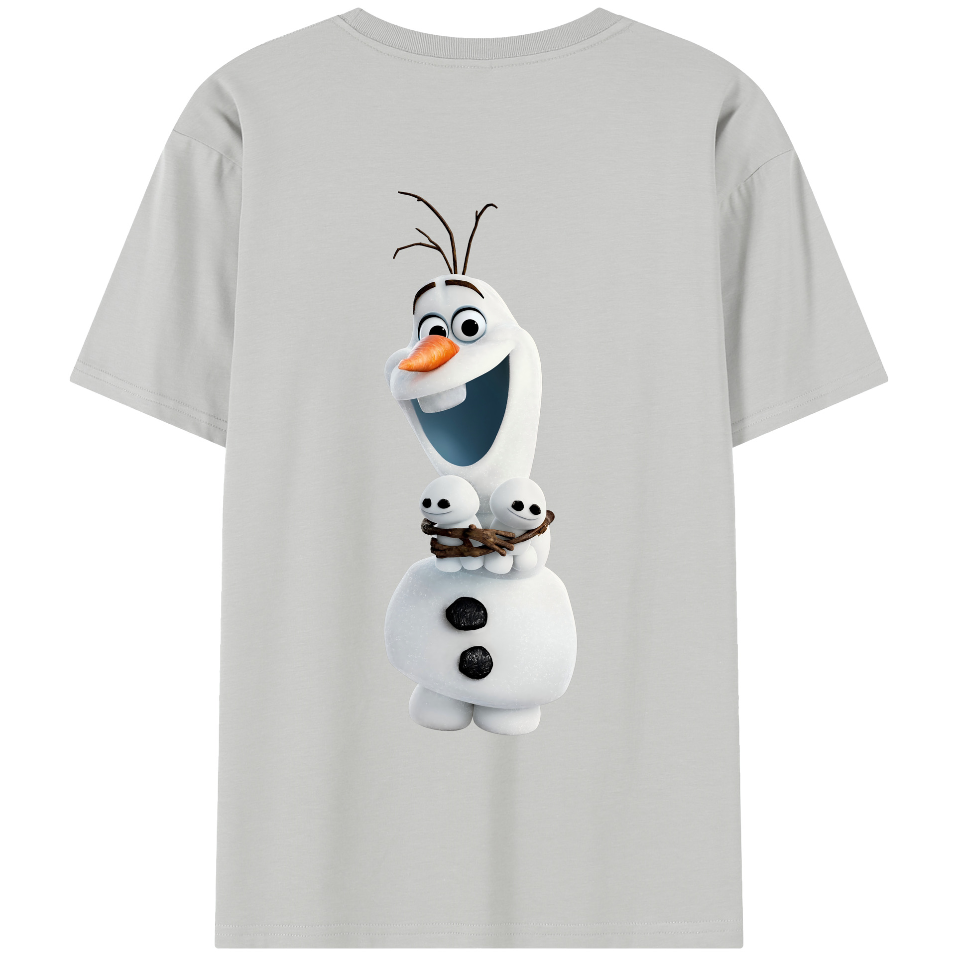 （画像用） アナと雪の女王 アンナ エルサ Frozen Anna Elsa レディース半袖Tシャツ(バックプリント)