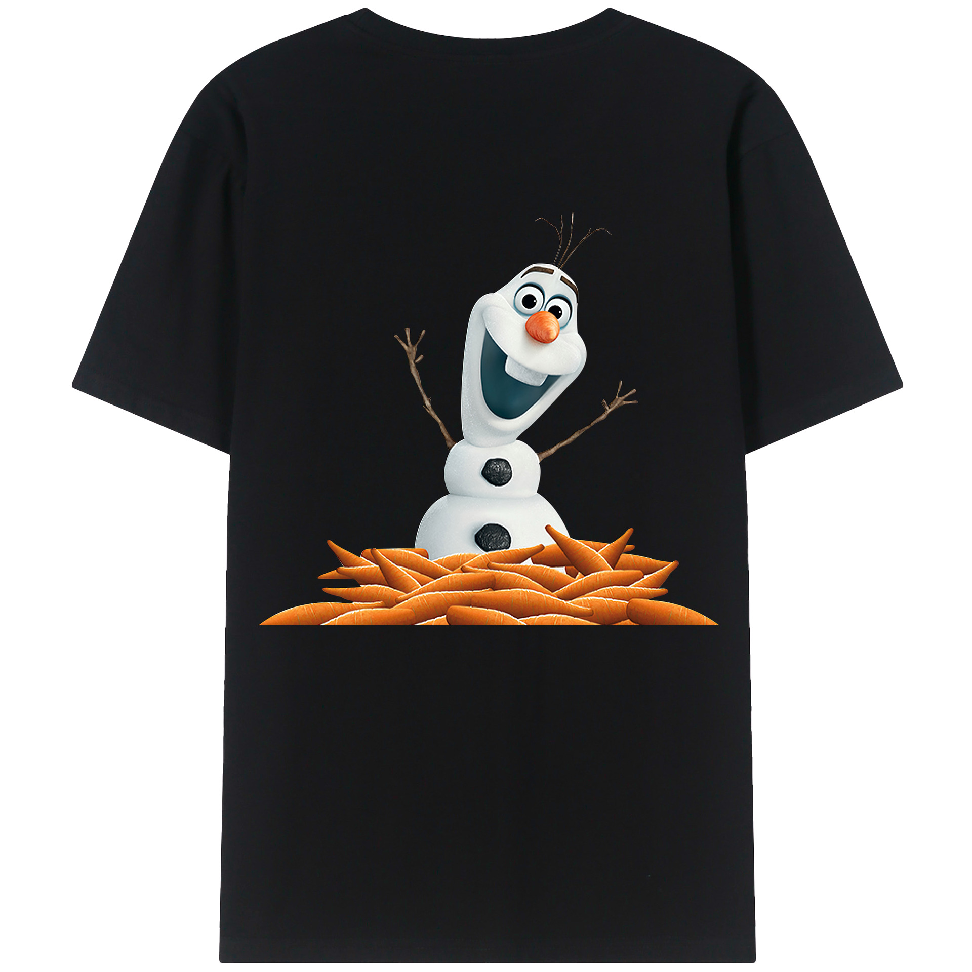 （画像用） アナと雪の女王 アンナ エルサ Frozen Anna Elsa レディース半袖Tシャツ(バックプリント)