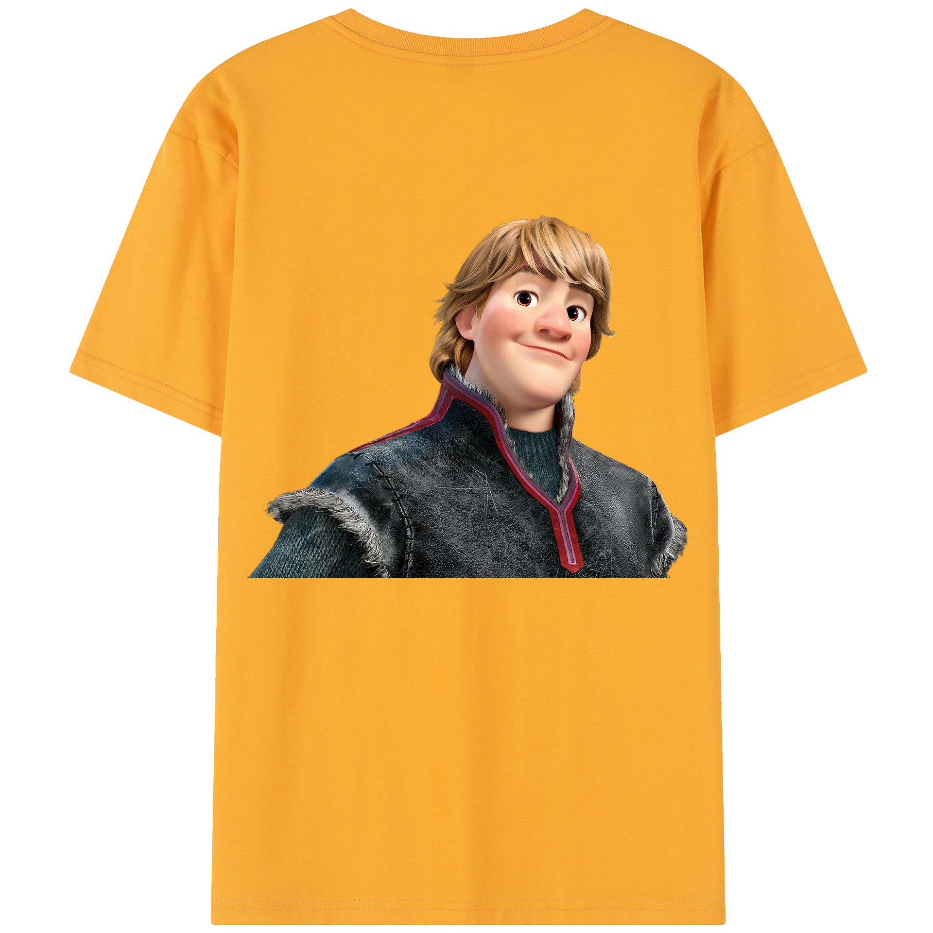 （画像用） アナと雪の女王 アンナ エルサ Frozen Anna Elsa レディース半袖Tシャツ(バックプリント)