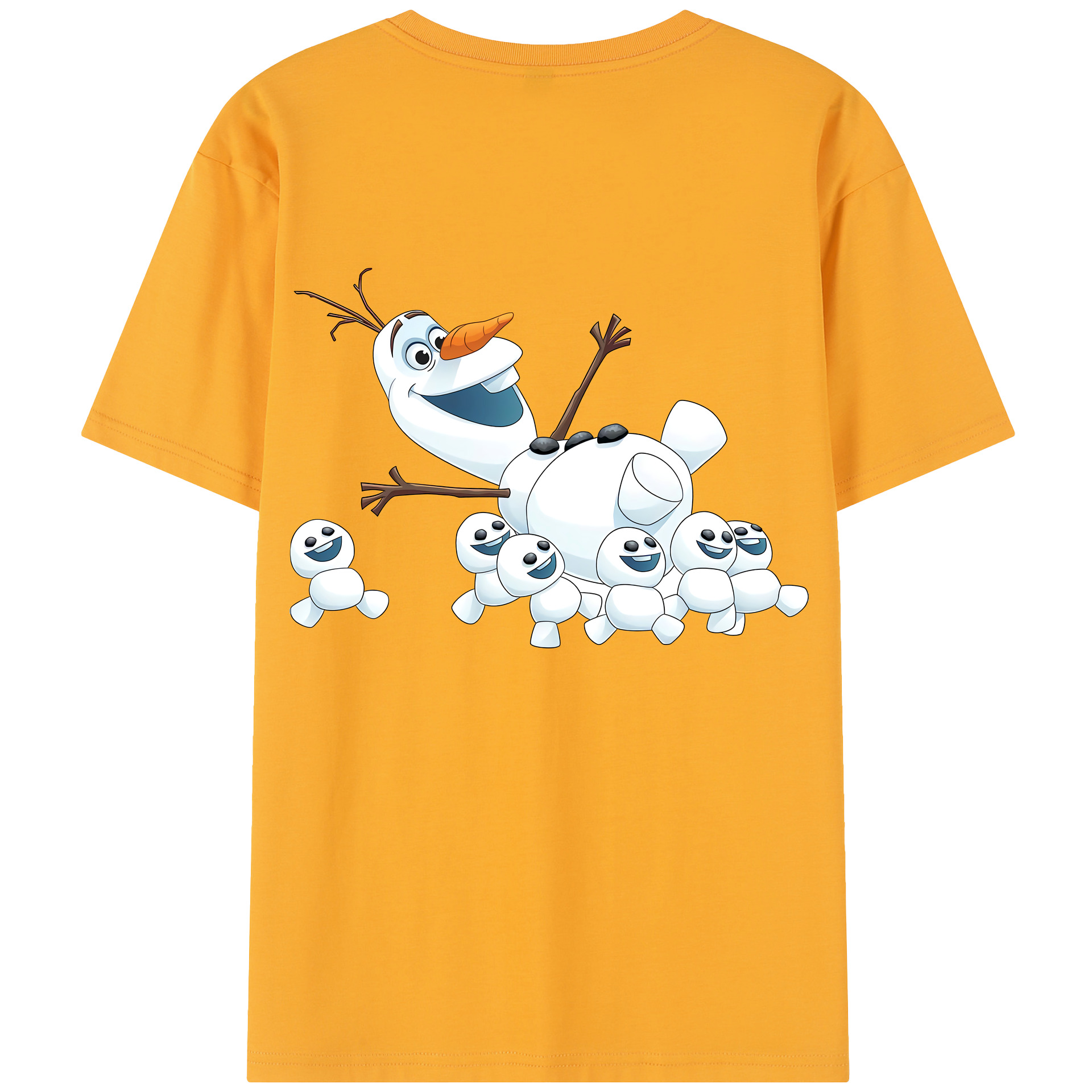 （画像用） アナと雪の女王 アンナ エルサ Frozen Anna Elsa レディース半袖Tシャツ(バックプリント)