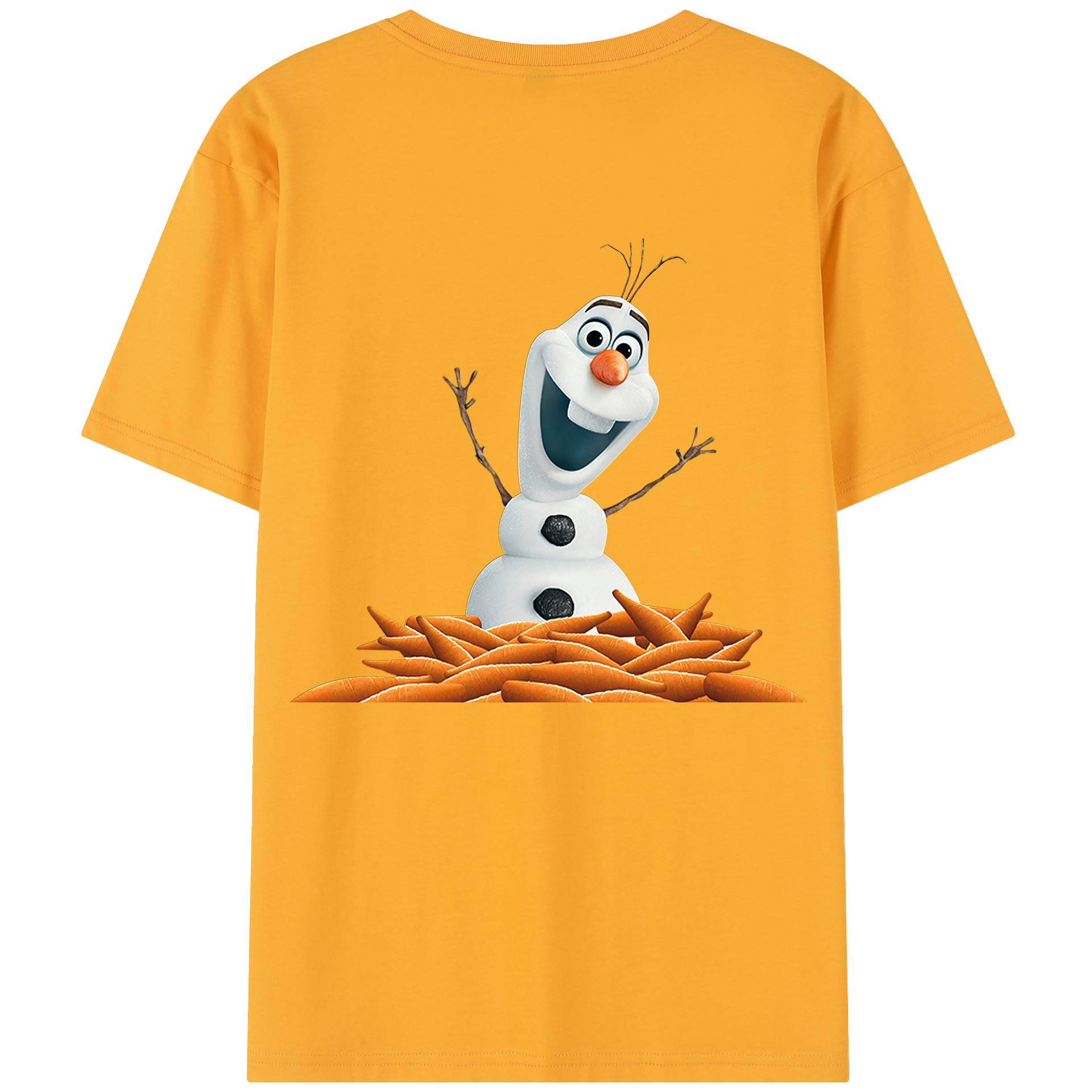 （画像用） アナと雪の女王 アンナ エルサ Frozen Anna Elsa レディース半袖Tシャツ(バックプリント)