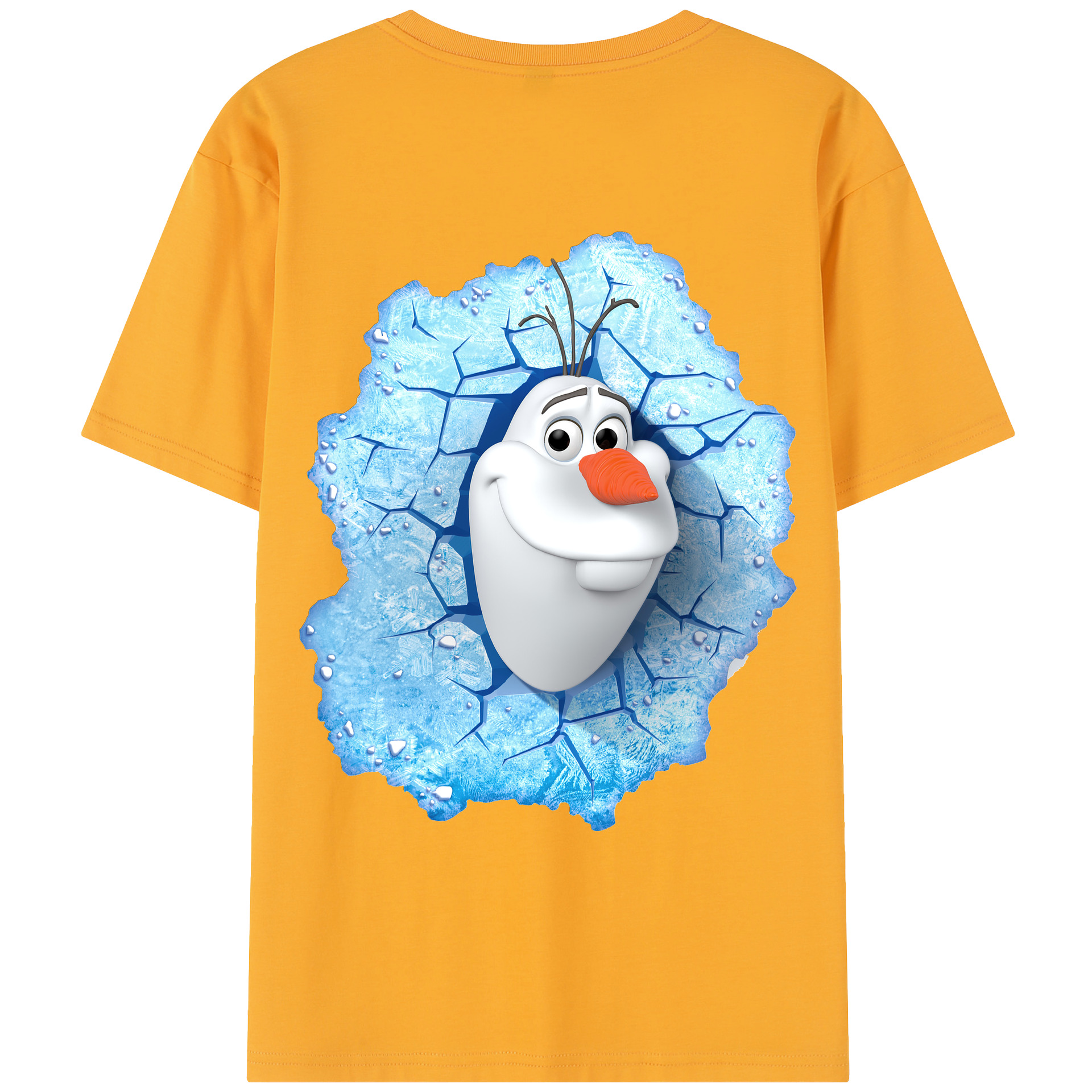 （画像用） アナと雪の女王 アンナ エルサ Frozen Anna Elsa レディース半袖Tシャツ(バックプリント)