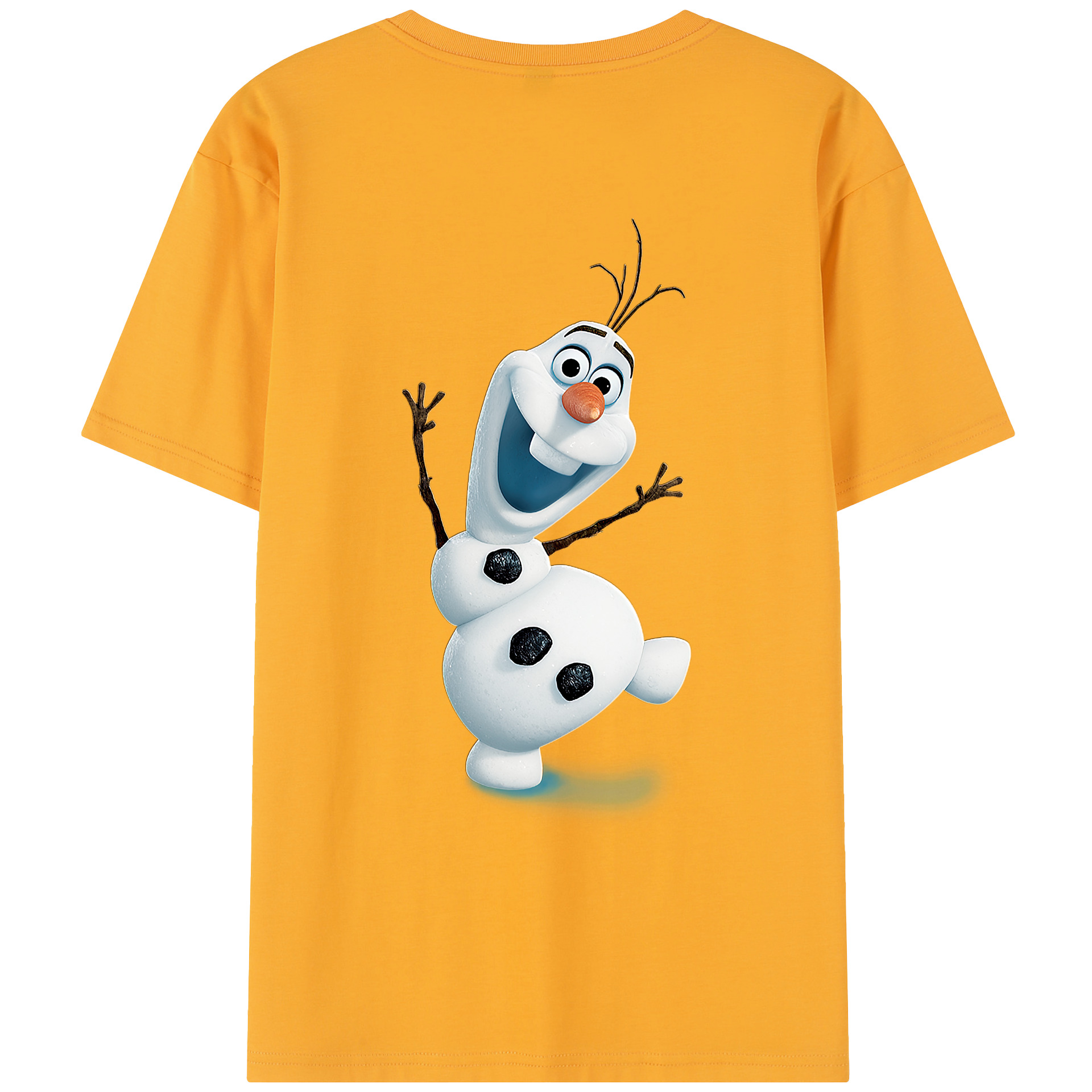 （画像用） アナと雪の女王 アンナ エルサ Frozen Anna Elsa レディース半袖Tシャツ(バックプリント)