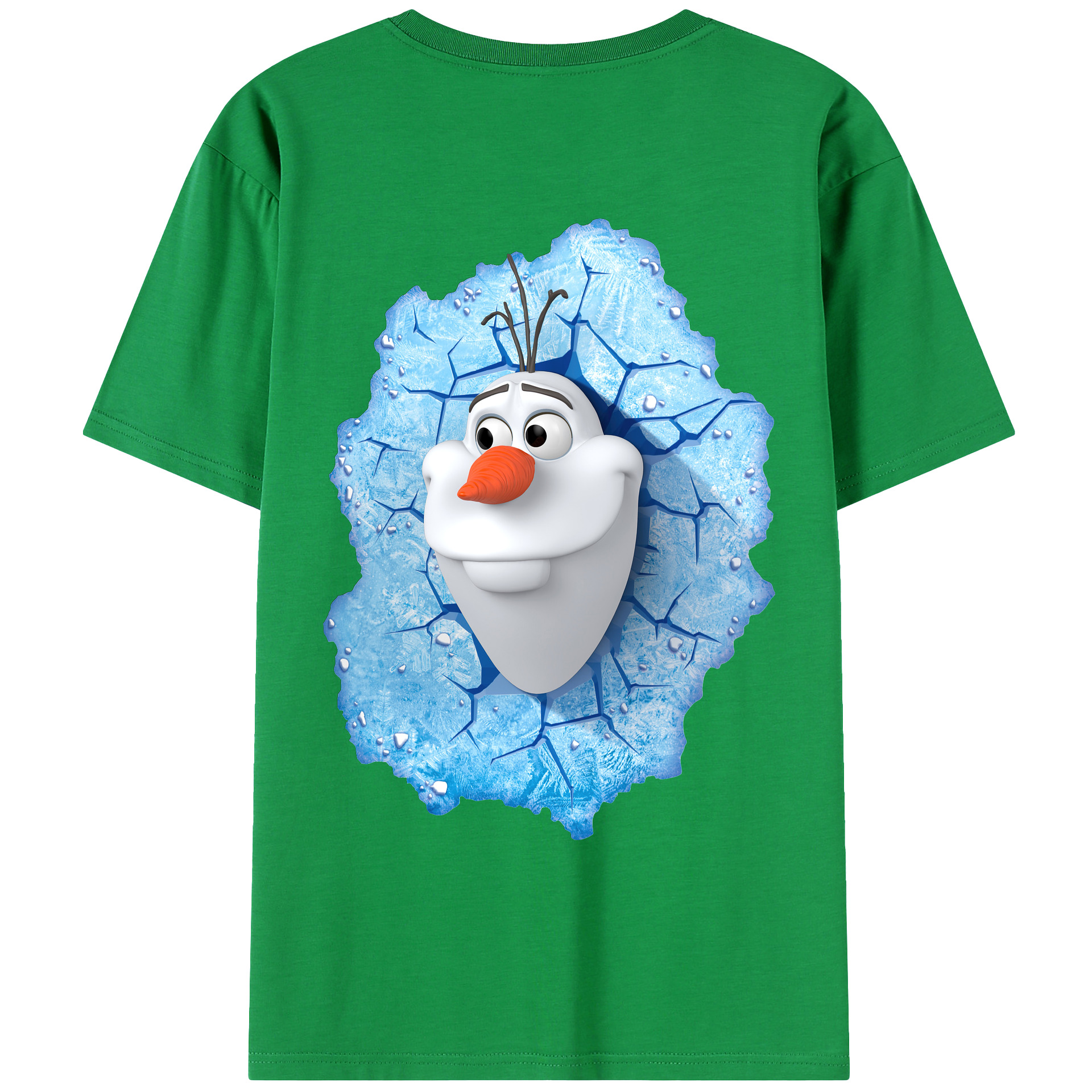 （画像用） アナと雪の女王 アンナ エルサ Frozen Anna Elsa レディース半袖Tシャツ(バックプリント)