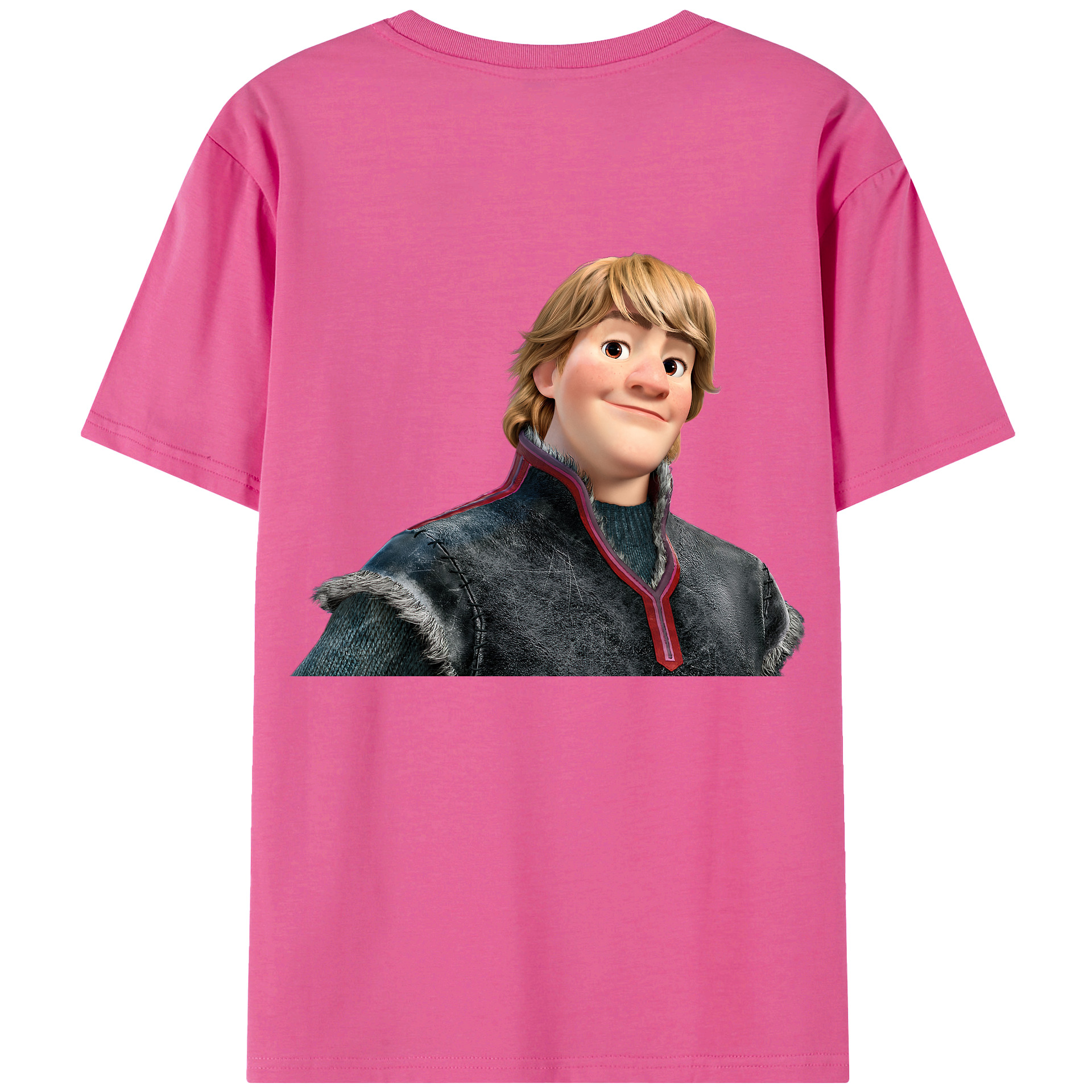 （画像用） アナと雪の女王 アンナ エルサ Frozen Anna Elsa レディース半袖Tシャツ(バックプリント)