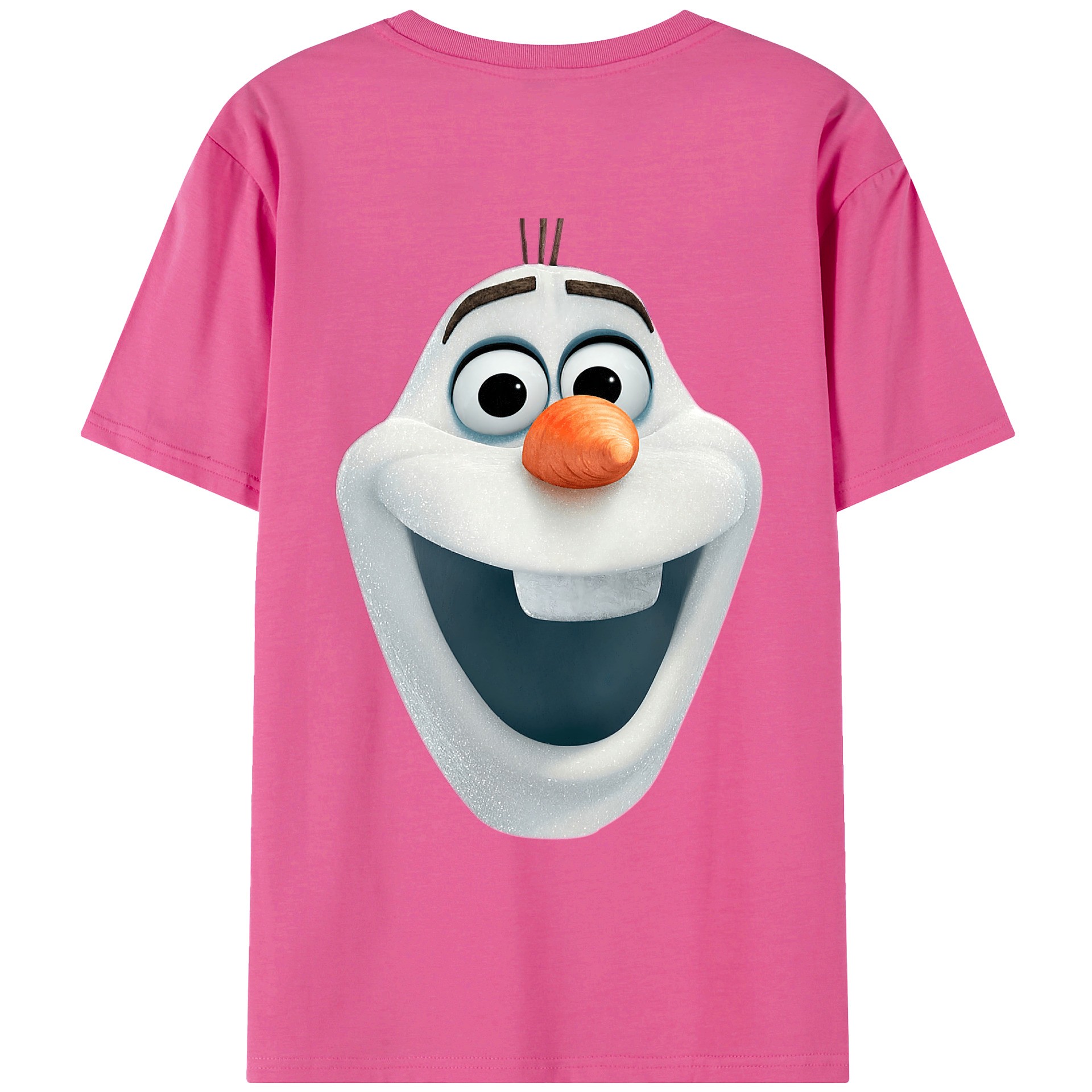 （画像用） アナと雪の女王 アンナ エルサ Frozen Anna Elsa レディース半袖Tシャツ(バックプリント)