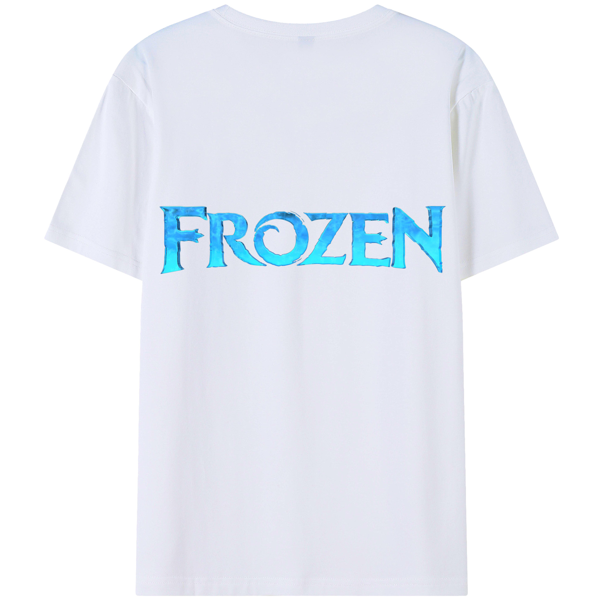 （画像用） アナと雪の女王 アンナ エルサ Frozen Anna Elsa レディース半袖Tシャツ(バックプリント)