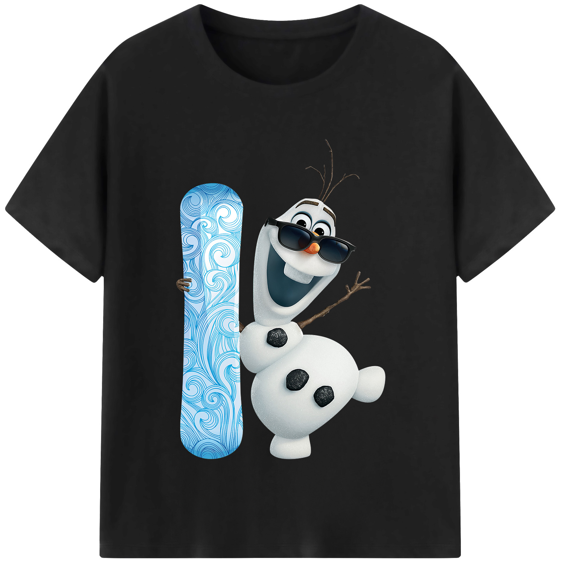 （画像用） アナと雪の女王 アンナ エルサ Frozen Anna Elsa レディースカジュアルプリントTシャツ（綿100％）