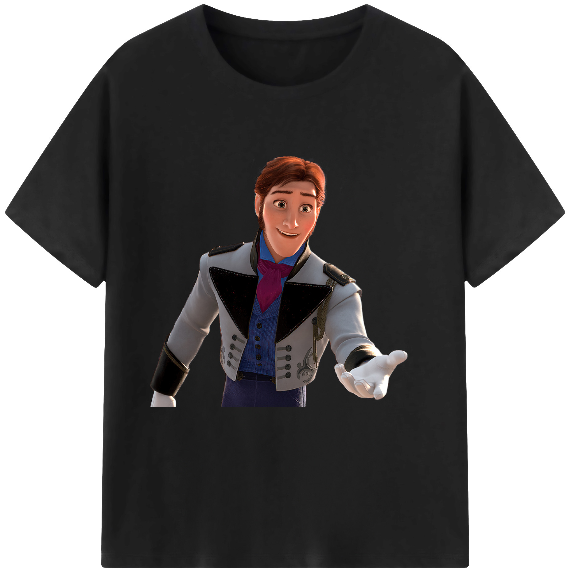 （画像用） アナと雪の女王 アンナ エルサ Frozen Anna Elsa レディースカジュアルプリントTシャツ（綿100％）