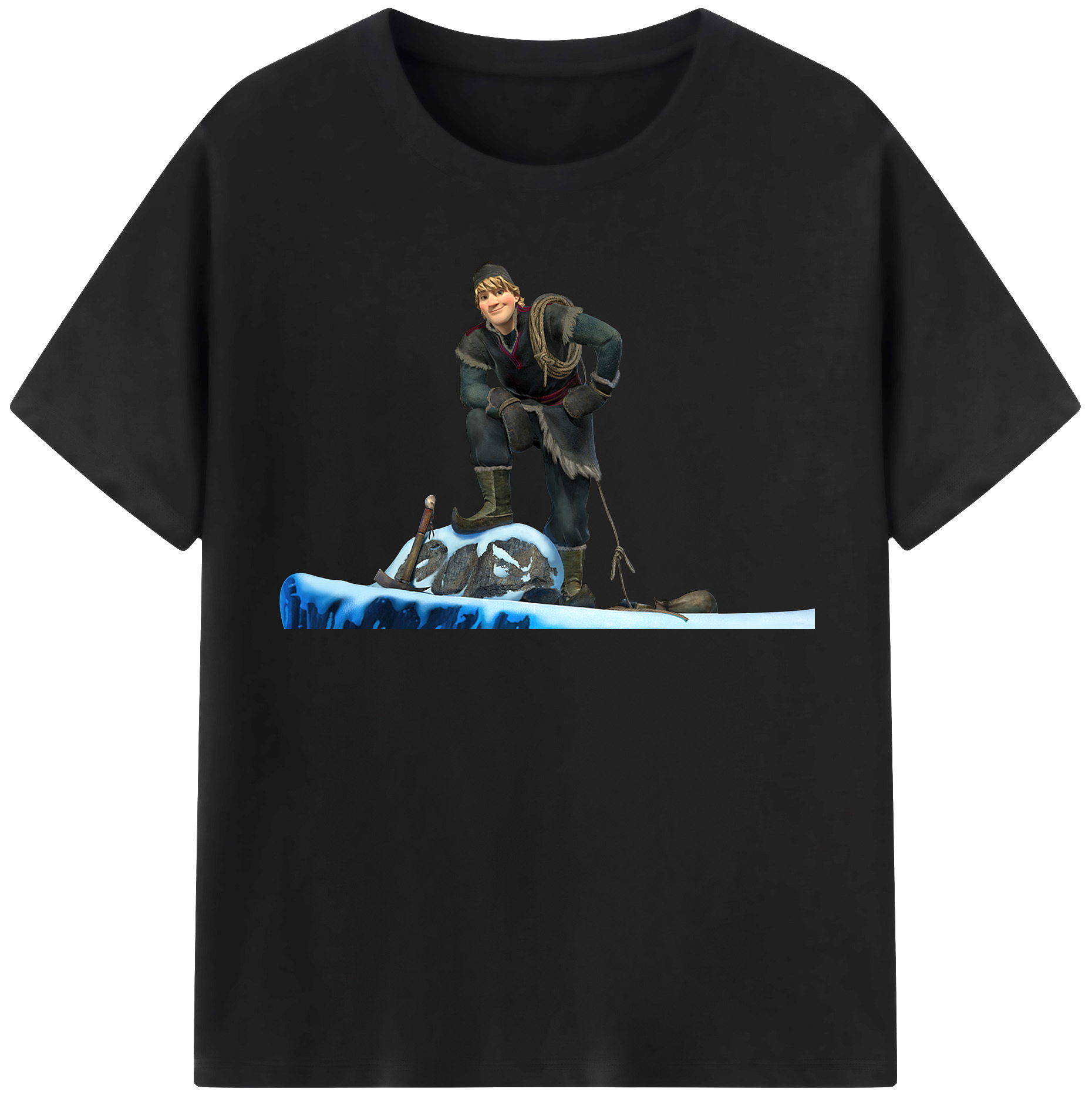 （画像用） アナと雪の女王 アンナ エルサ Frozen Anna Elsa レディースカジュアルプリントTシャツ（綿100％）