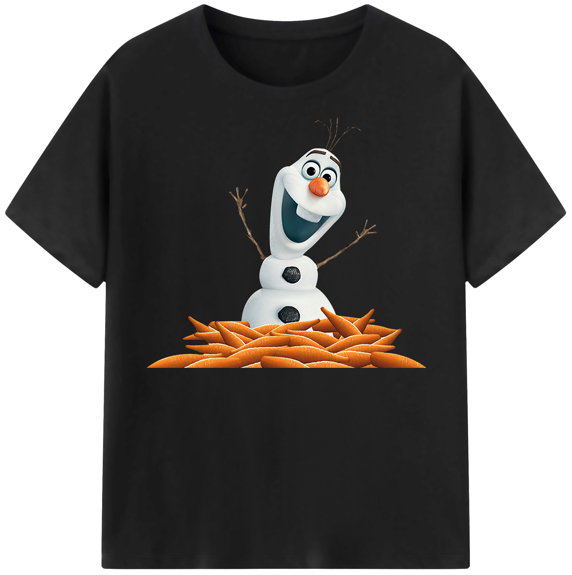 （画像用） アナと雪の女王 アンナ エルサ Frozen Anna Elsa レディースカジュアルプリントTシャツ（綿100％）