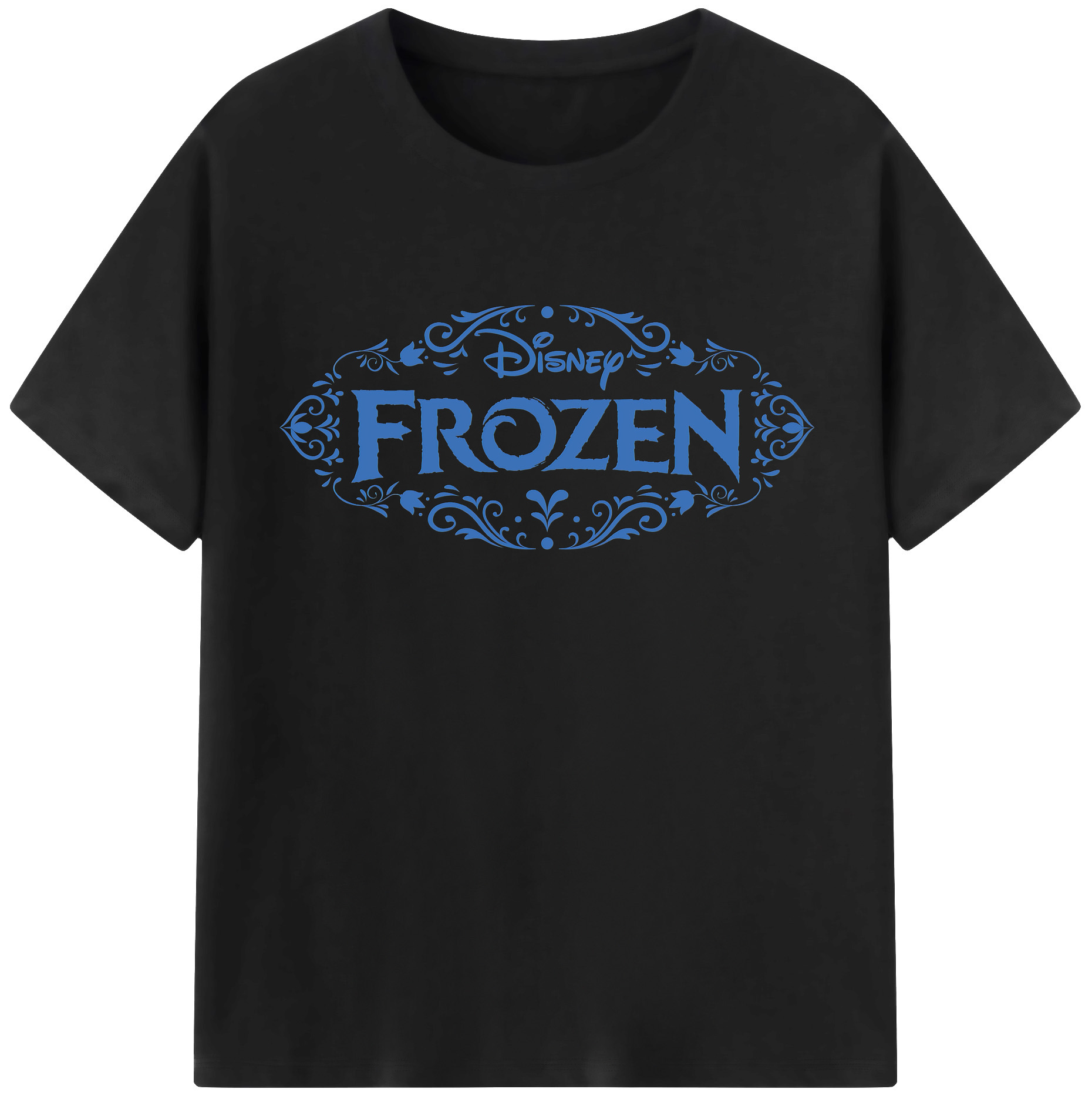 （画像用） アナと雪の女王 アンナ エルサ Frozen Anna Elsa レディースカジュアルプリントTシャツ（綿100％）