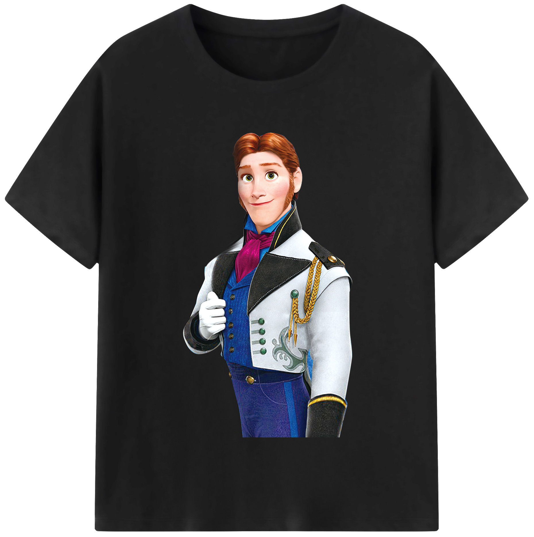 （画像用） アナと雪の女王 アンナ エルサ Frozen Anna Elsa レディースカジュアルプリントTシャツ（綿100％）
