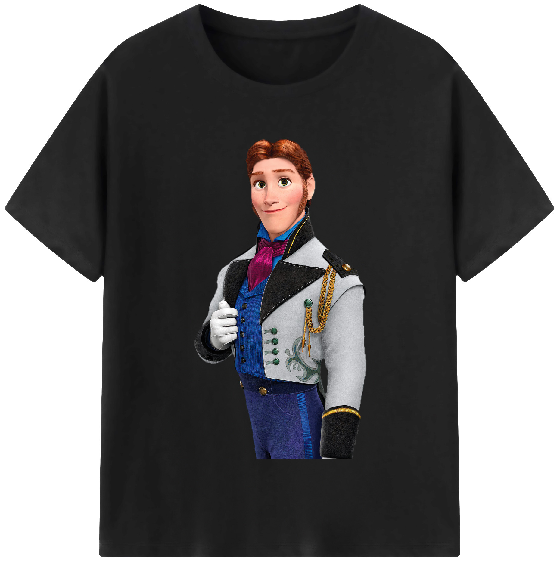 （画像用） アナと雪の女王 アンナ エルサ Frozen Anna Elsa レディースカジュアルプリントTシャツ（綿100％）