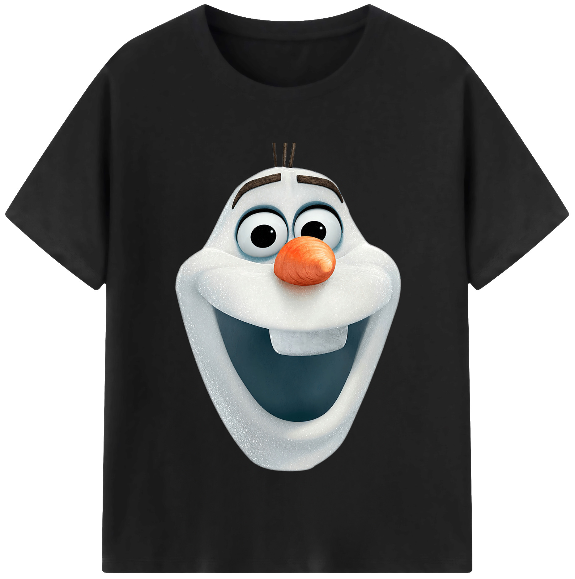 （画像用） アナと雪の女王 アンナ エルサ Frozen Anna Elsa レディースカジュアルプリントTシャツ（綿100％）