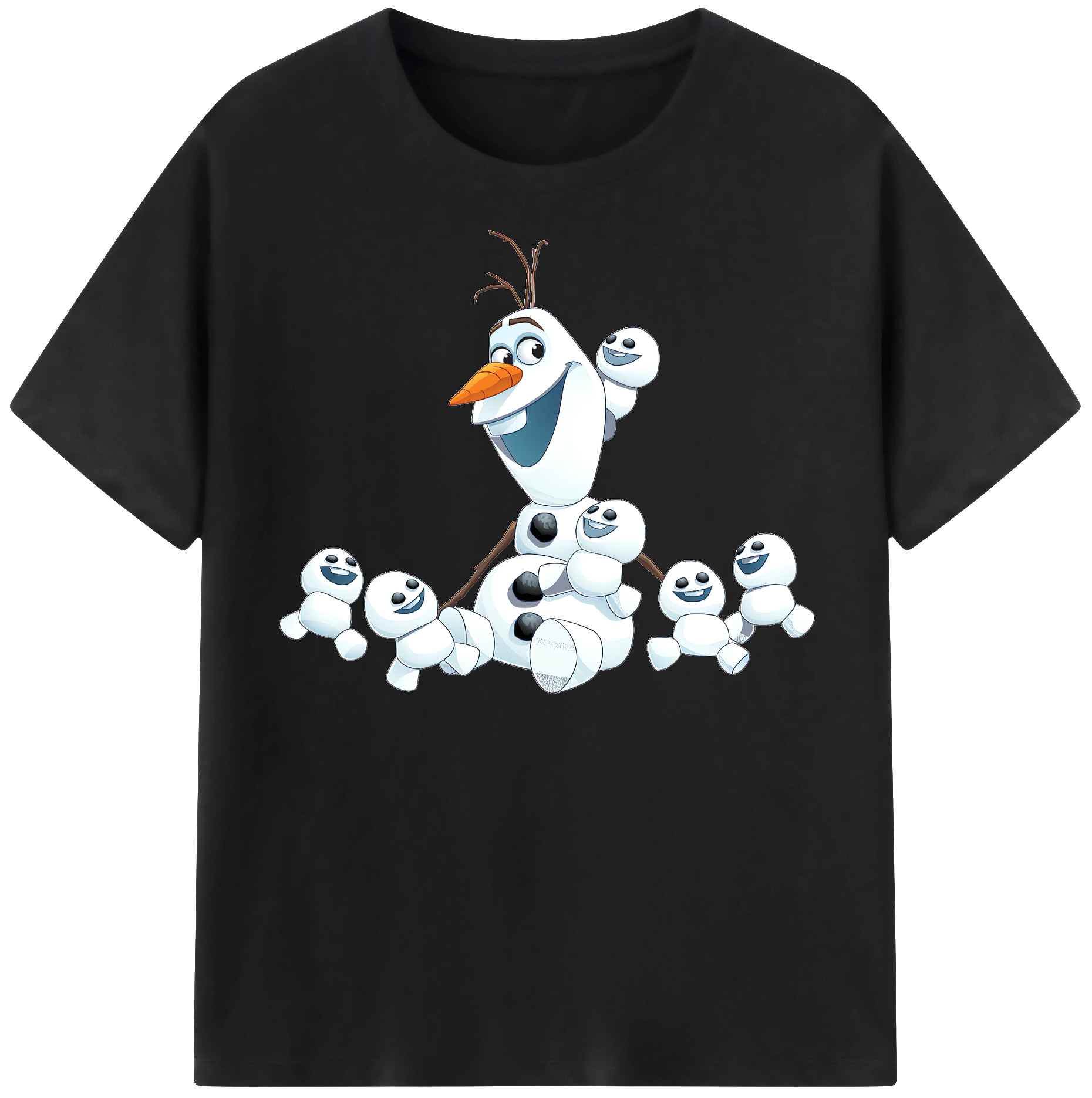 （画像用） アナと雪の女王 アンナ エルサ Frozen Anna Elsa レディースカジュアルプリントTシャツ（綿100％）