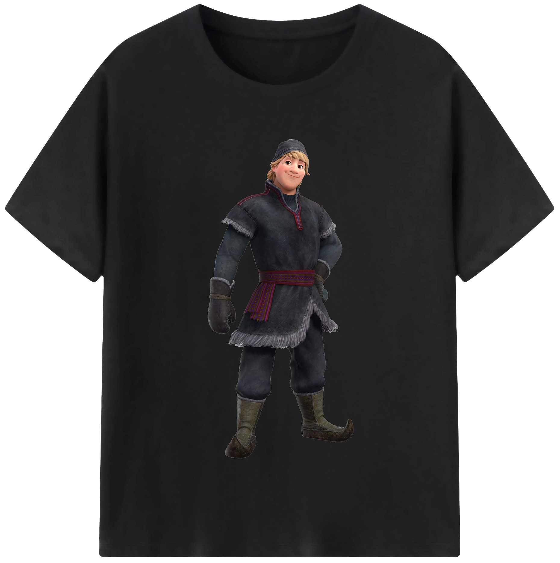 （画像用） アナと雪の女王 アンナ エルサ Frozen Anna Elsa レディースカジュアルプリントTシャツ（綿100％）