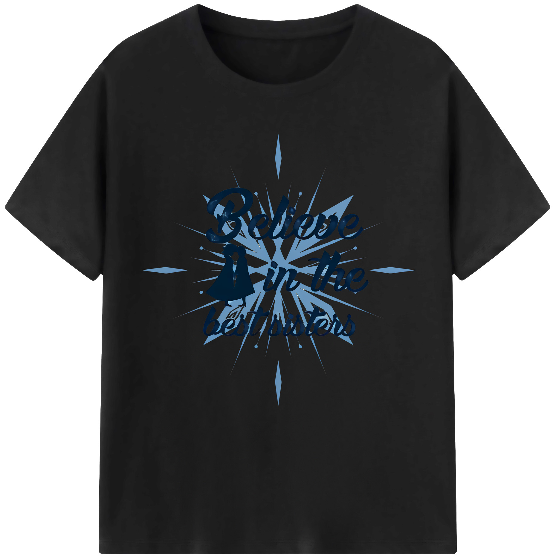 （画像用） アナと雪の女王 アンナ エルサ Frozen Anna Elsa レディースカジュアルプリントTシャツ（綿100％）