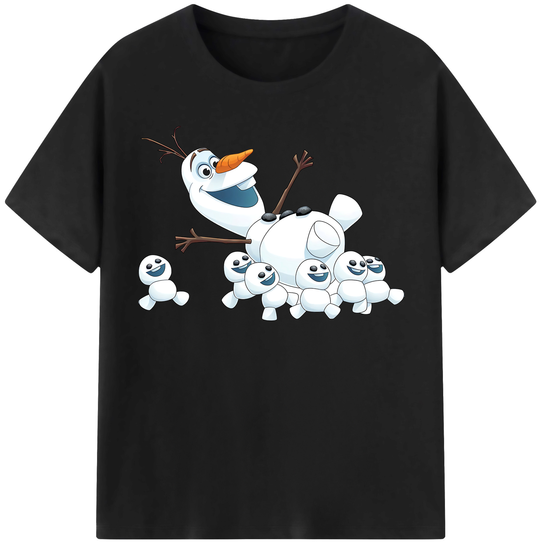 （画像用） アナと雪の女王 アンナ エルサ Frozen Anna Elsa レディースカジュアルプリントTシャツ（綿100％）