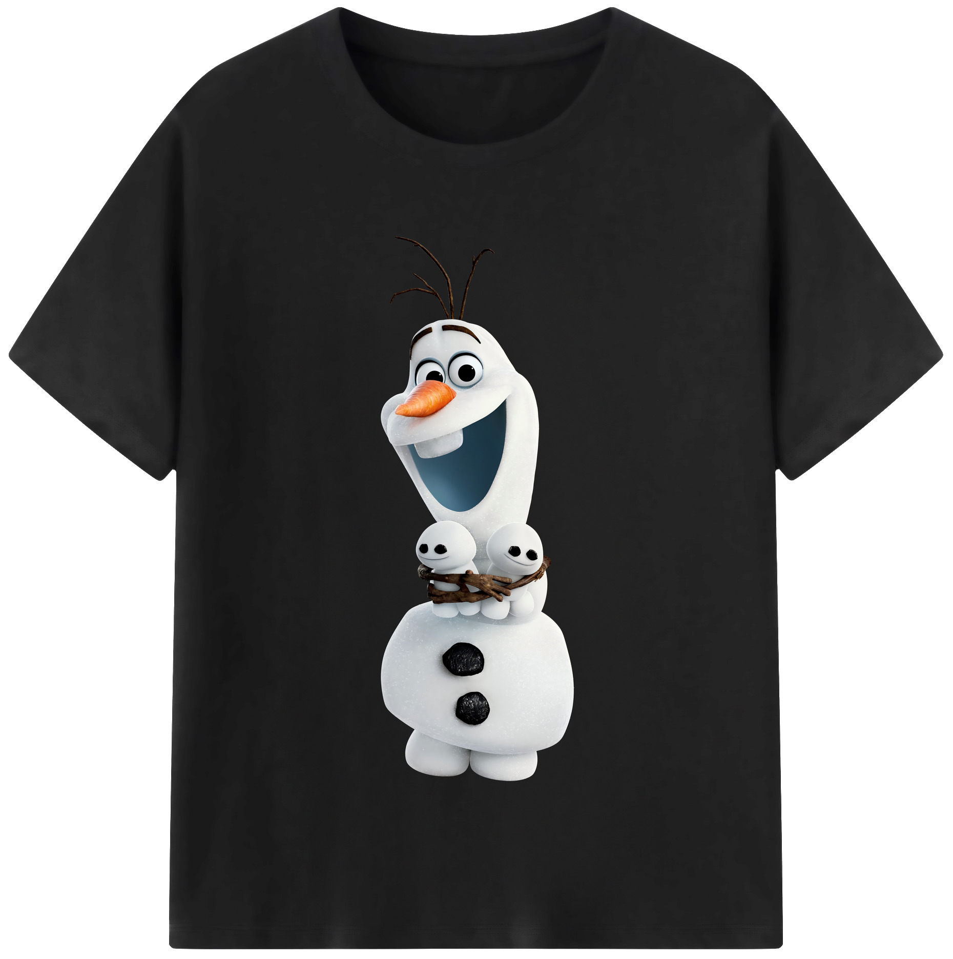 （画像用） アナと雪の女王 アンナ エルサ Frozen Anna Elsa レディースカジュアルプリントTシャツ（綿100％）
