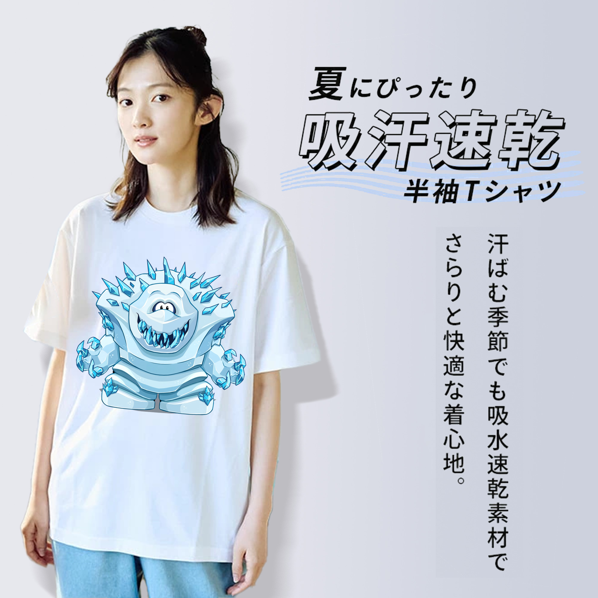 アナと雪の女王 アンナ エルサ Frozen Anna Elsa レディースカジュアルプリントTシャツ（綿100％）