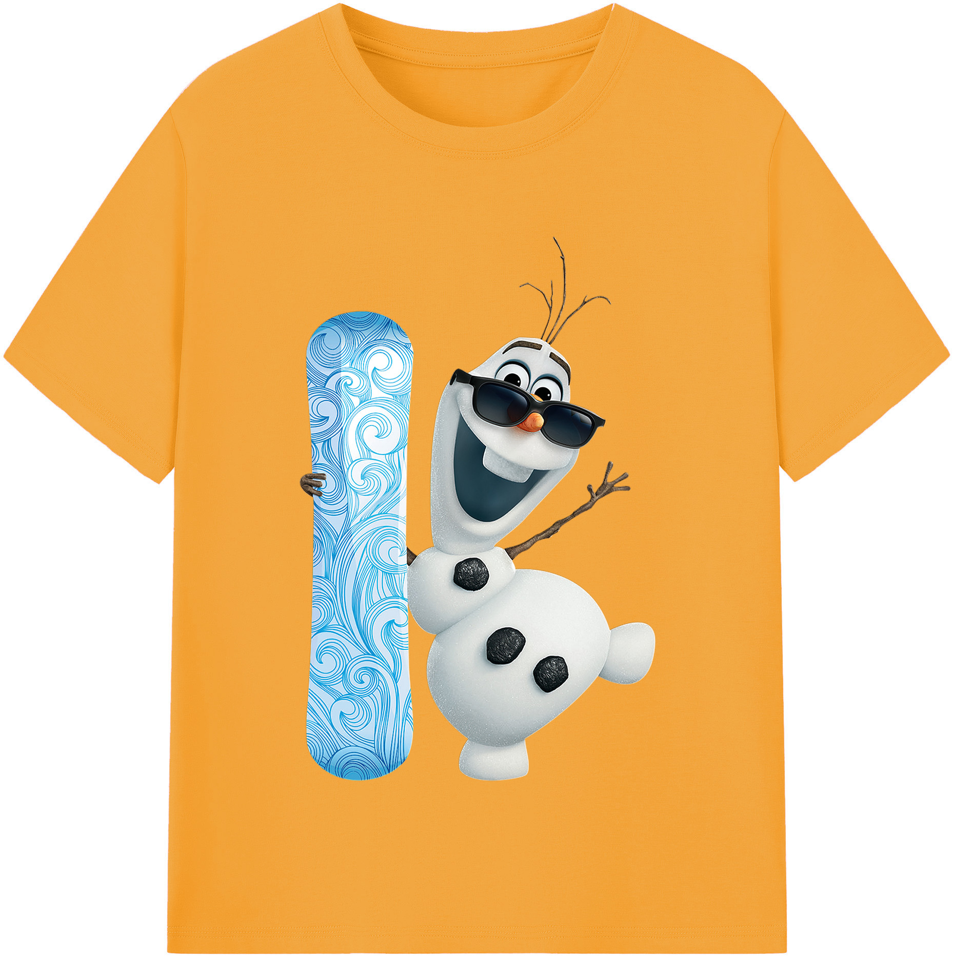 （画像用） アナと雪の女王 アンナ エルサ Frozen Anna Elsa レディースカジュアルプリントTシャツ（綿100％）