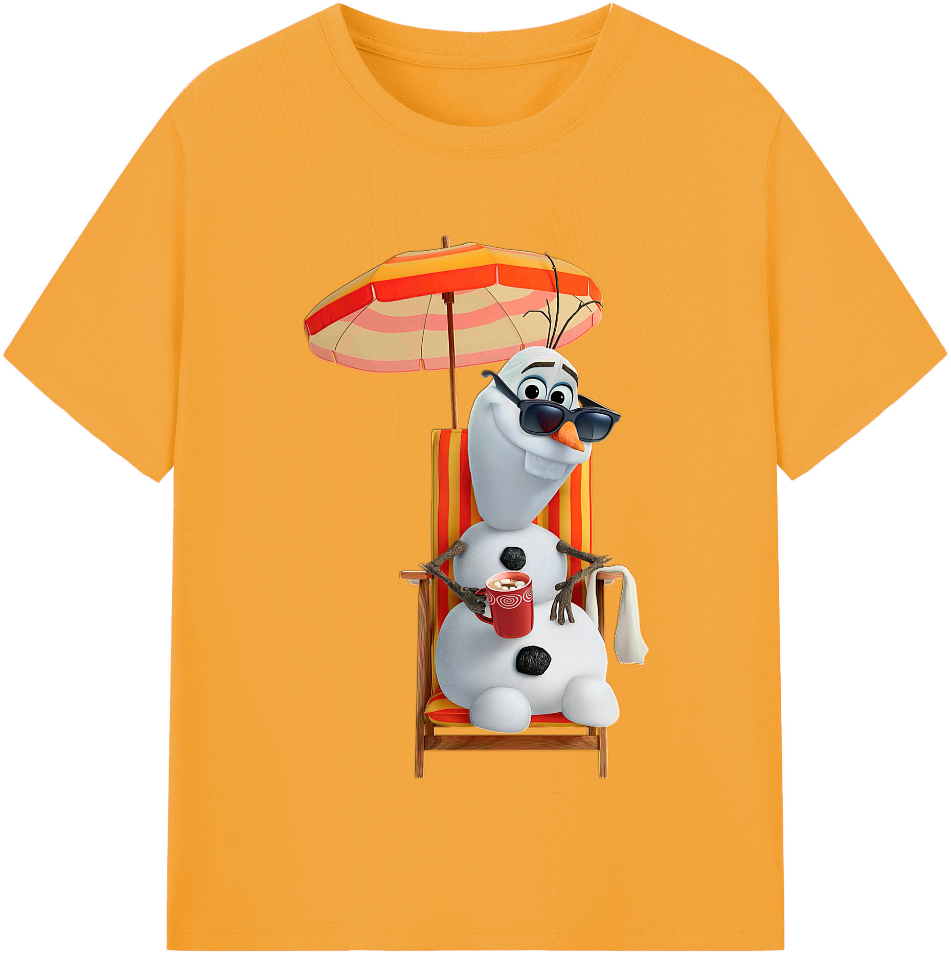 （画像用） アナと雪の女王 アンナ エルサ Frozen Anna Elsa レディースカジュアルプリントTシャツ（綿100％）