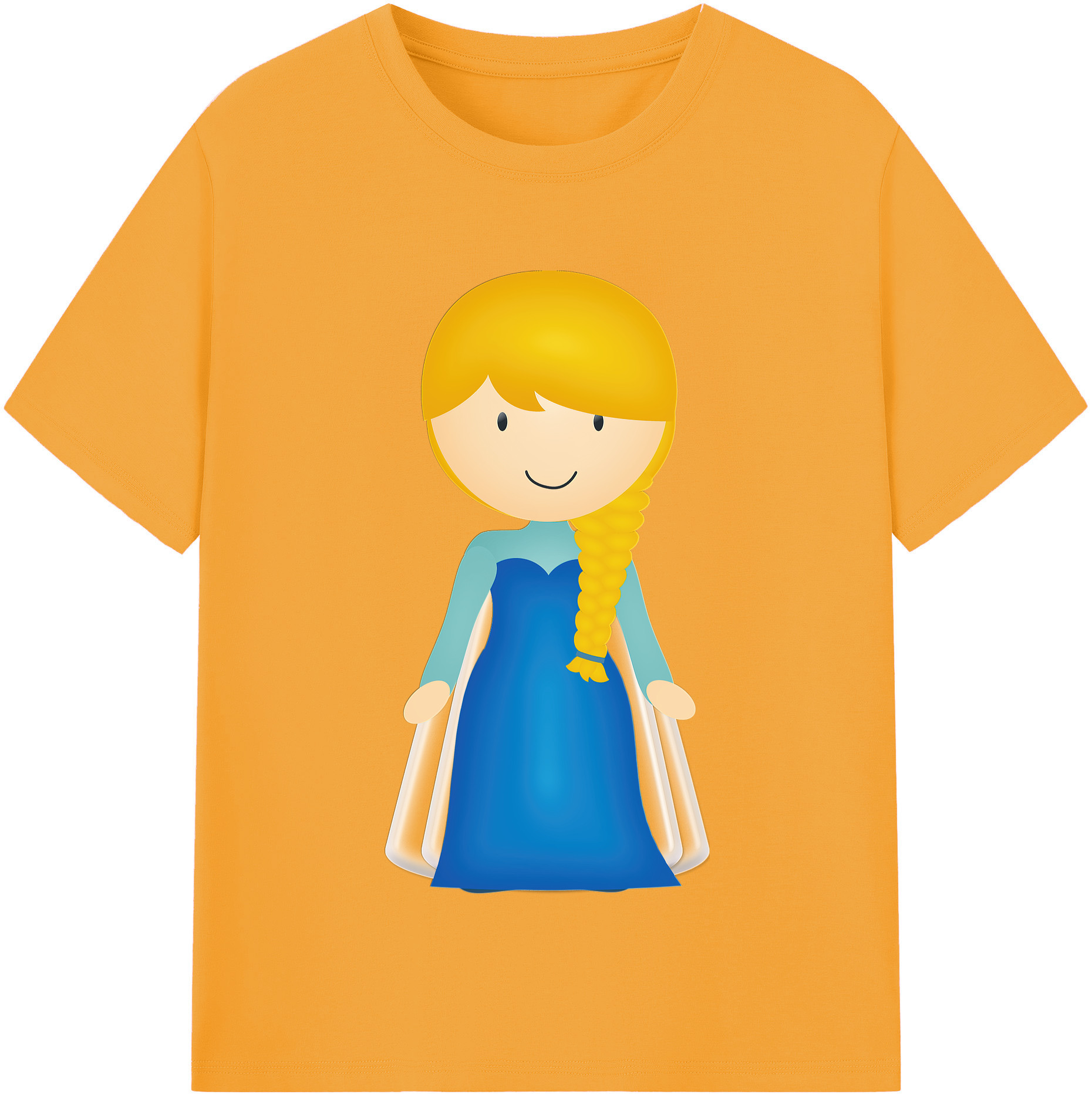 （画像用） アナと雪の女王 アンナ エルサ Frozen Anna Elsa レディースカジュアルプリントTシャツ（綿100％）