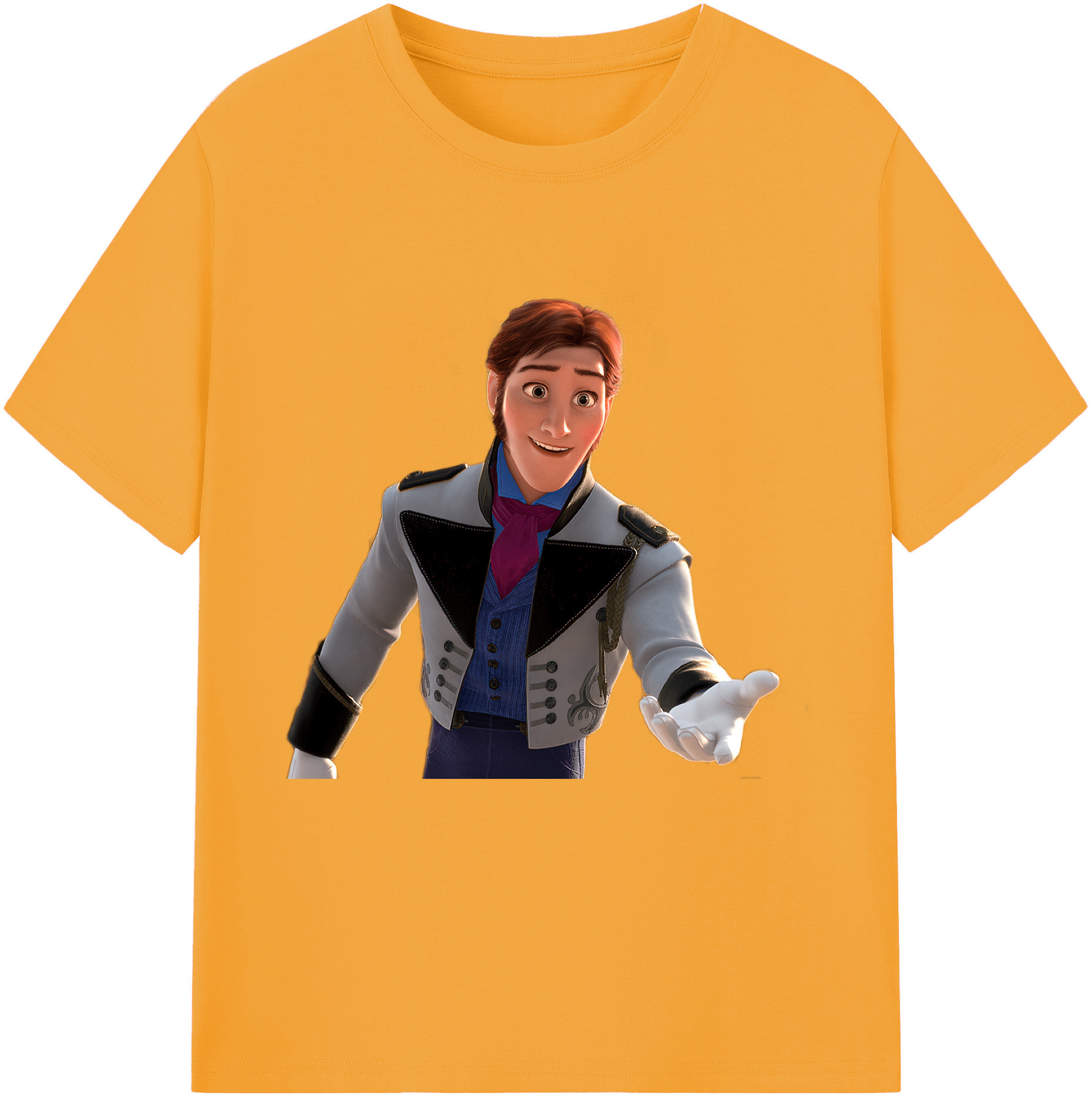 （画像用） アナと雪の女王 アンナ エルサ Frozen Anna Elsa レディースカジュアルプリントTシャツ（綿100％）