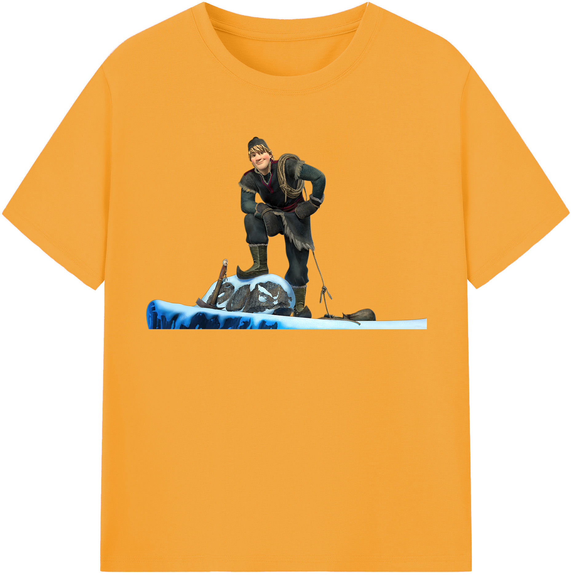 （画像用） アナと雪の女王 アンナ エルサ Frozen Anna Elsa レディースカジュアルプリントTシャツ（綿100％）